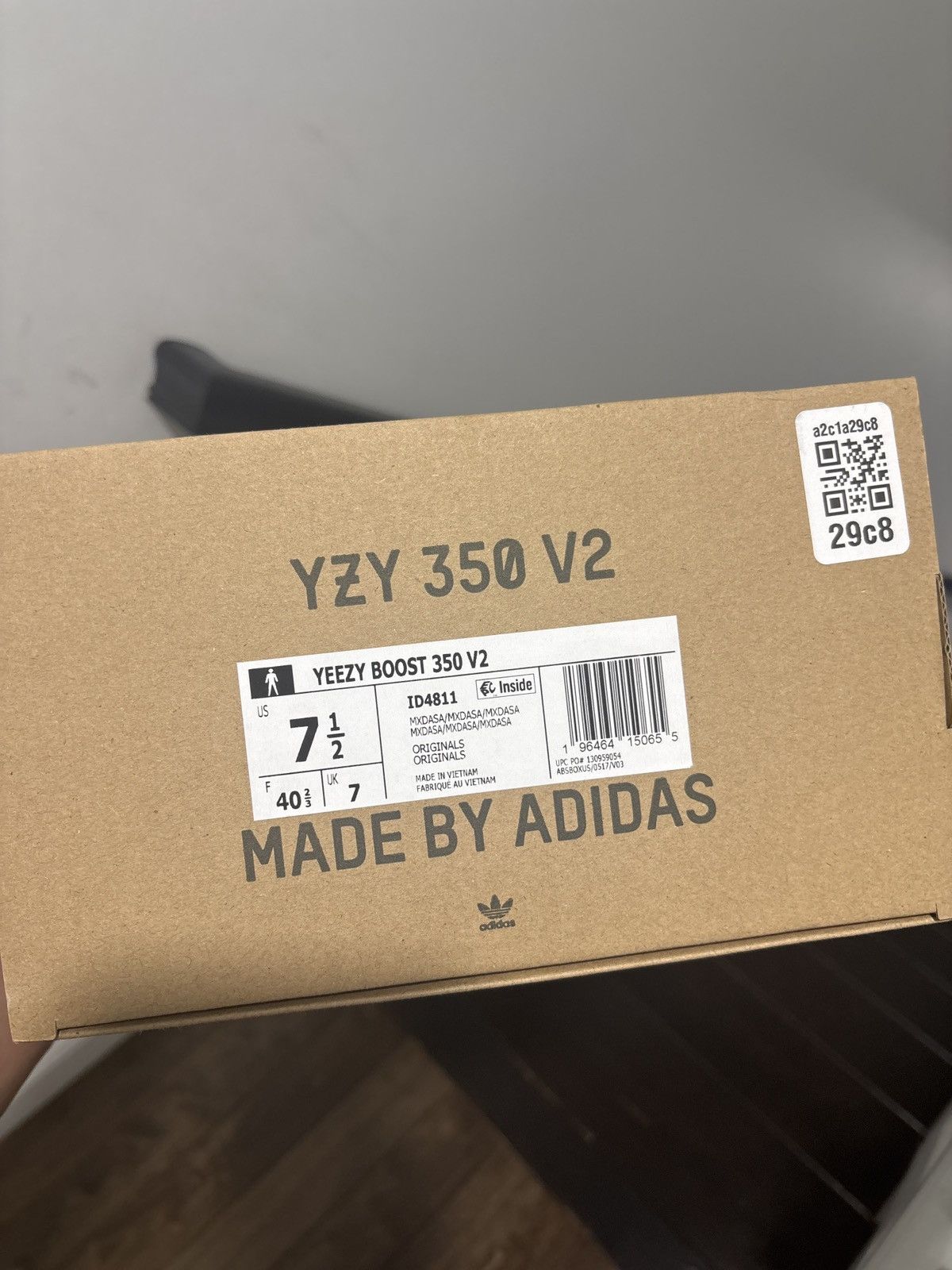 Yeezy Adidas Yeezy Boost 350 V2 ‘MX Dark Salt’ Size 7.5 Men US Size US 7.5 / EU 40-41 - 3 Thumbnail