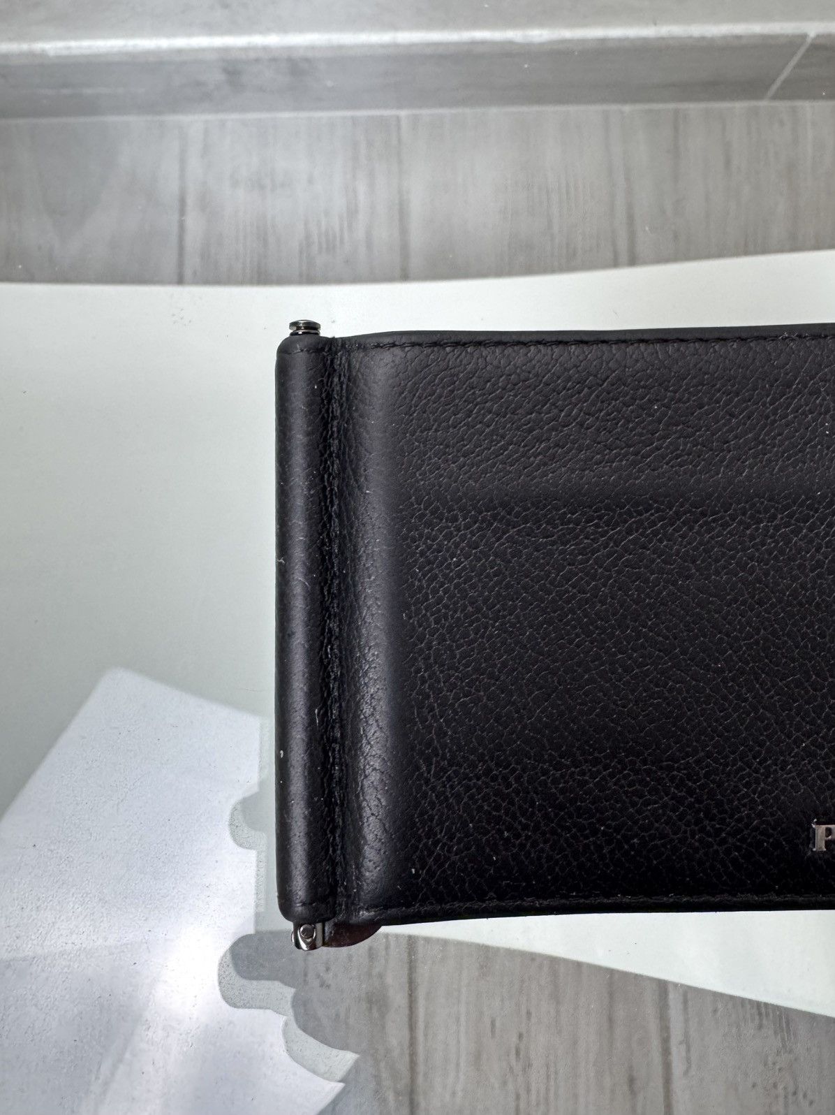 Prada Prada Saffiano Leather Wallet-Black Size ONE SIZE - 4 Thumbnail