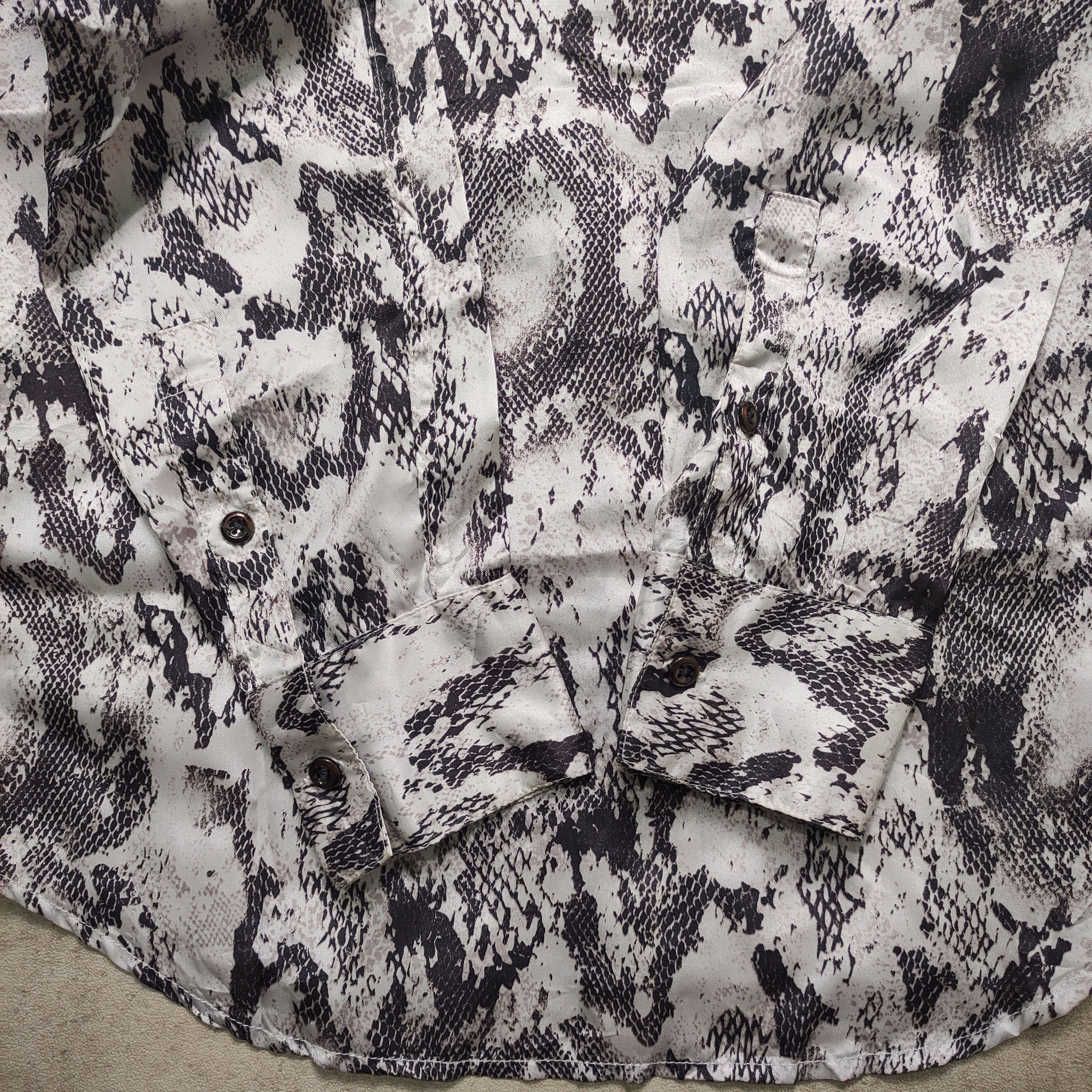 If Six Was Nine × Tornado Mart × Yasuyuki Ishii Semantic Design Snake Skin Shirt – Japanese Brand Size US L / EU 52-54 / 3 - 7 Thumbnail