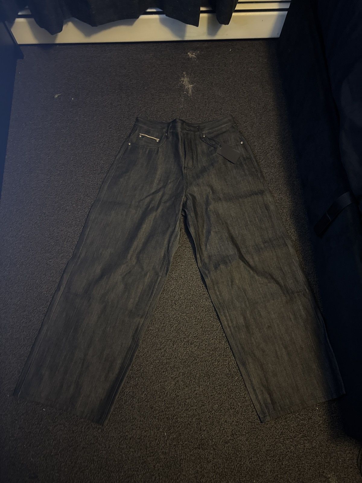 Other RAW BLACK JAPANESE SELVEDGE BAGGY JEANS Size US 36 / EU 52 - 2 Thumbnail