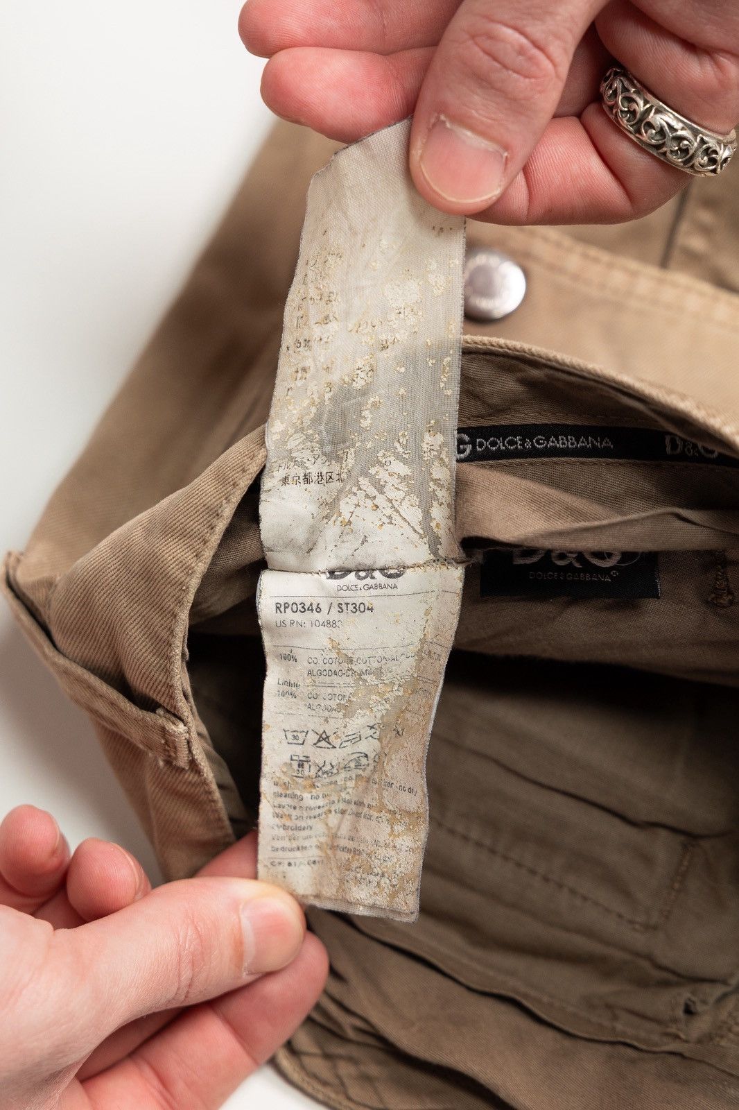 Dolce & Gabbana Archive 2000s Dolce & Gabbana Cargo Pants Size US 30 / EU 46 - 7 Thumbnail