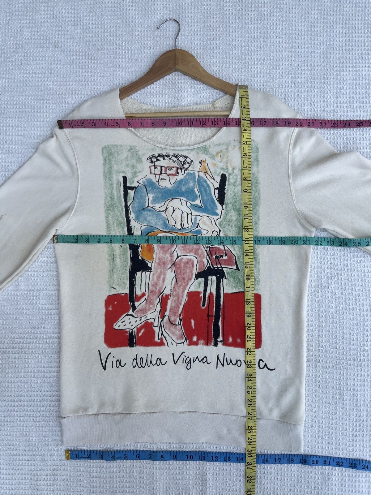 Gucci Rare🔥GUCCI Garden Via Della Vigna Nuova Thrashed Sweatshirt Size US L / EU 52-54 / 3 - 12 Thumbnail