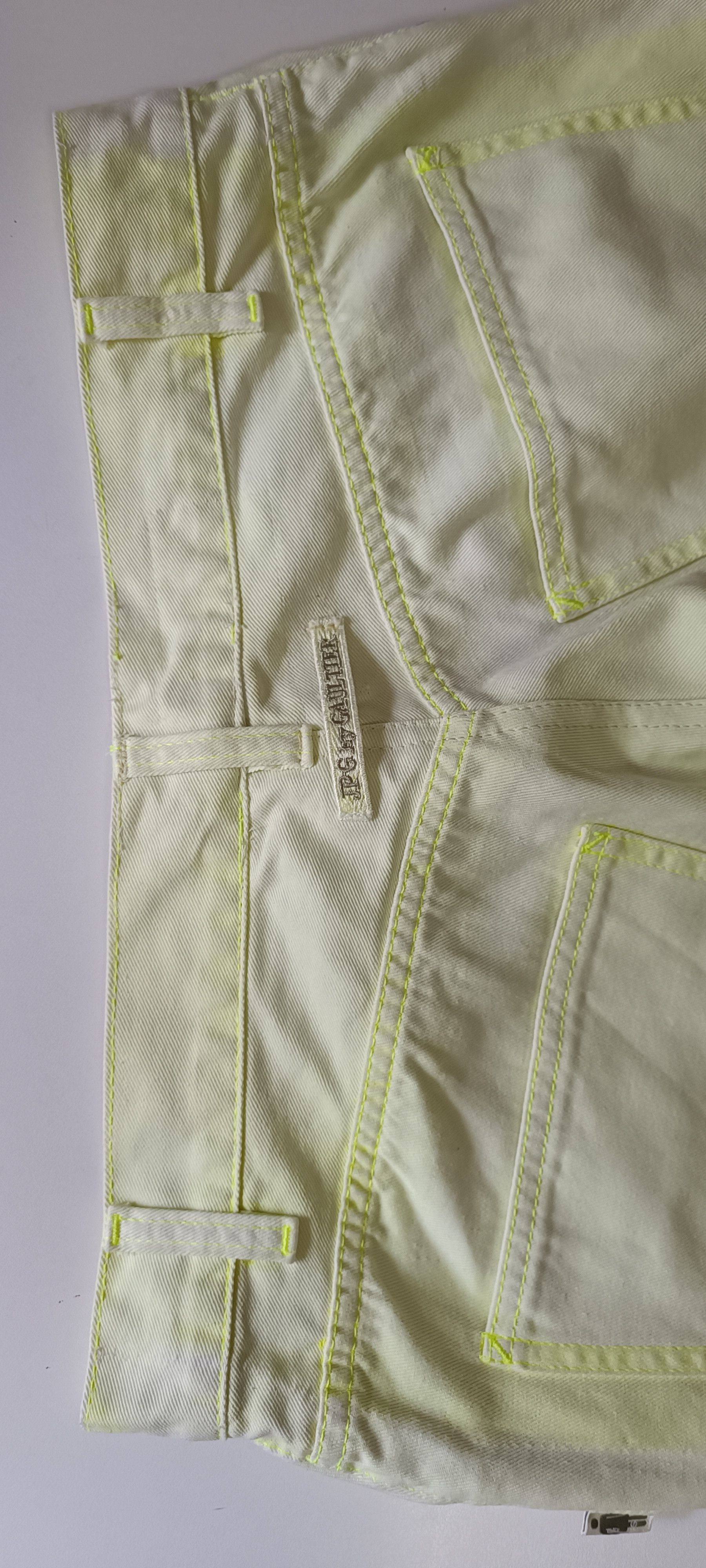 Jean Paul Gaultier Vintage - JPG Jeans Uomo - Fluor yellow pants Size US 30 / EU 46 - 15 Thumbnail