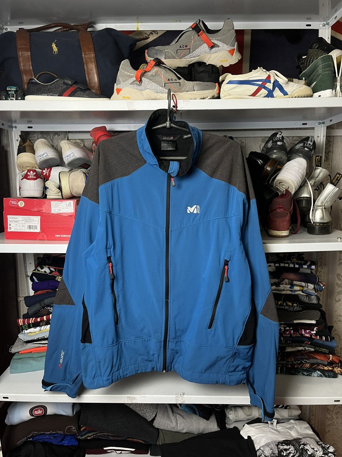 Other Millet Pro Touring Polartec Blue Softshell Jacket Large Size US XL / EU 56 / 4 - 1 Thumbnail