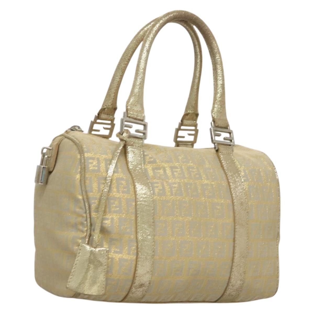 Fendi Fendi Boston Bag Zucchino Lurex Canvas Size ONE SIZE - 1 Thumbnail