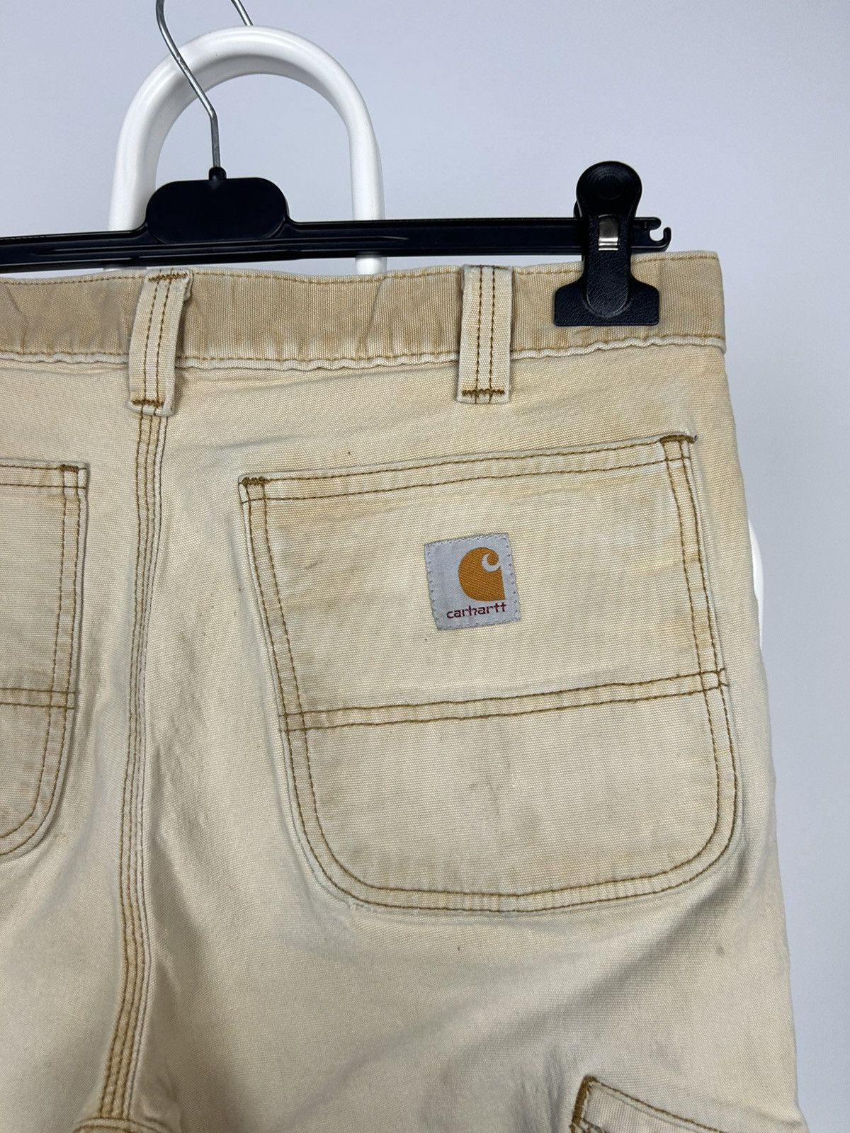 Carhartt × Vintage Crazy sun faded distressed carhartt double knee denim Size US 32 / EU 48 - 11 Thumbnail