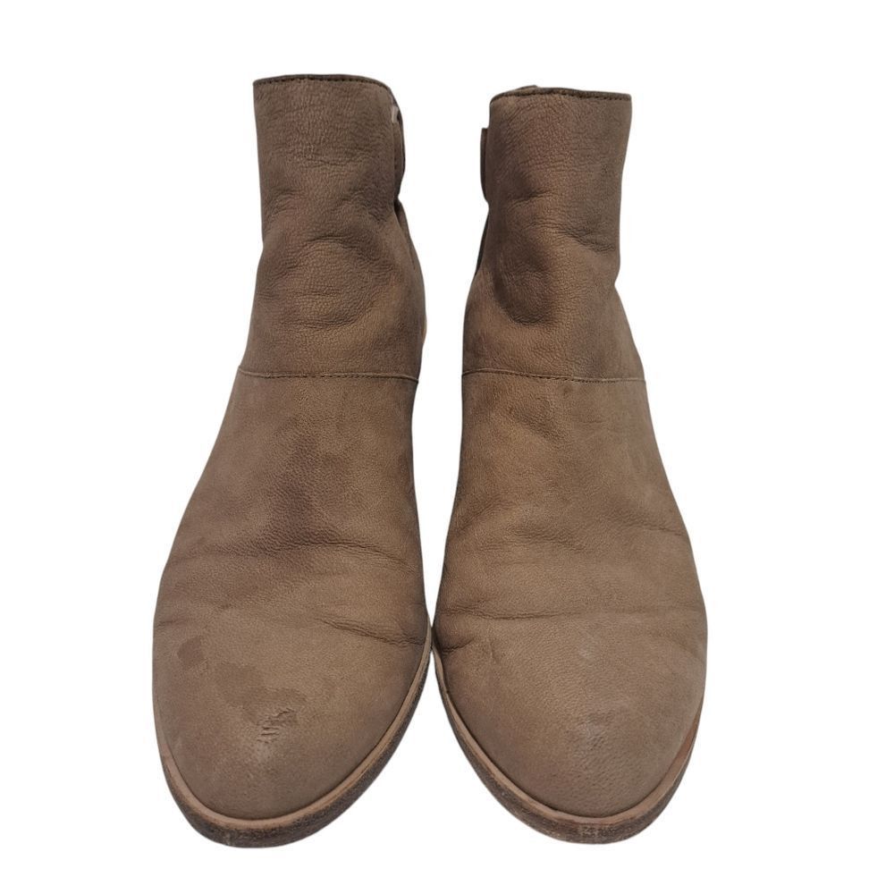 Eileen Fisher Eileen Fisher Tote Chic Ankle Boots Stacked Heel Size 8.5 Earth Tumbled Nubuck Size US 8.5 / IT 38.5 - 5 Thumbnail