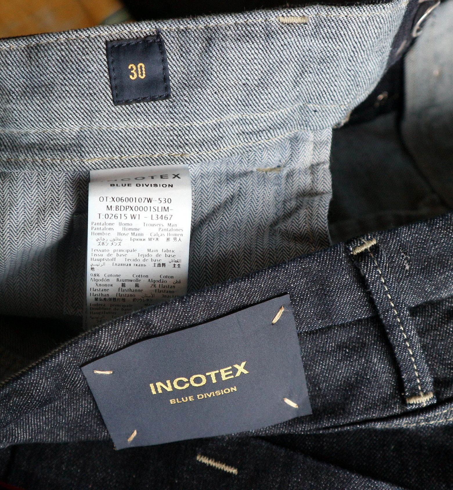 Incotex Incotex Blue Division Slim Fit Jeans Tailor Made W30 L30 Size US 30 / EU 46 - 3 Thumbnail
