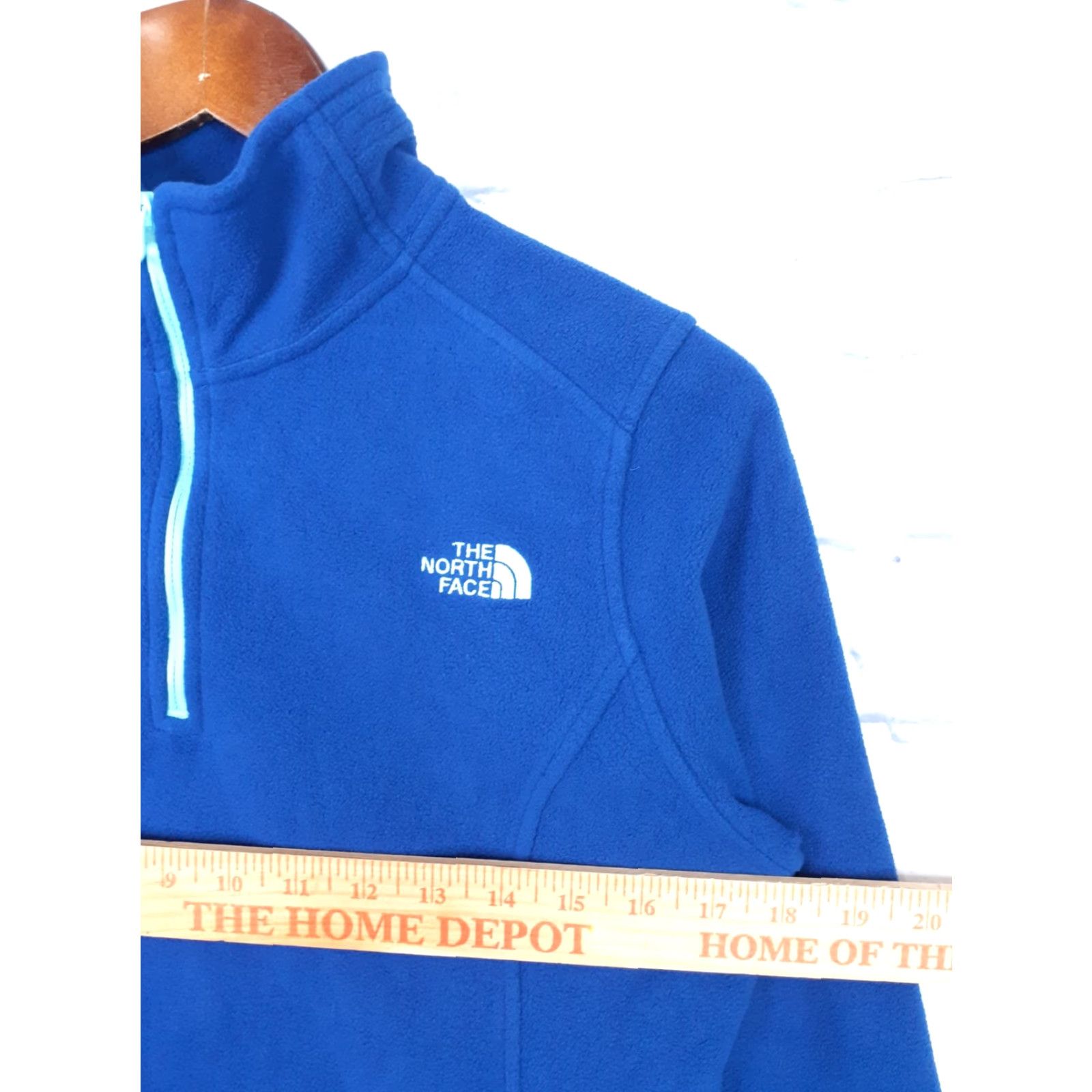 The North Face The North Face Long Sleeve 1/4 Zip Fleece Shirt Unisex Adults Blue S Regular Fit Pullover 1/4 Zip Blue Size S / US 4 / IT 40 - 5 Thumbnail