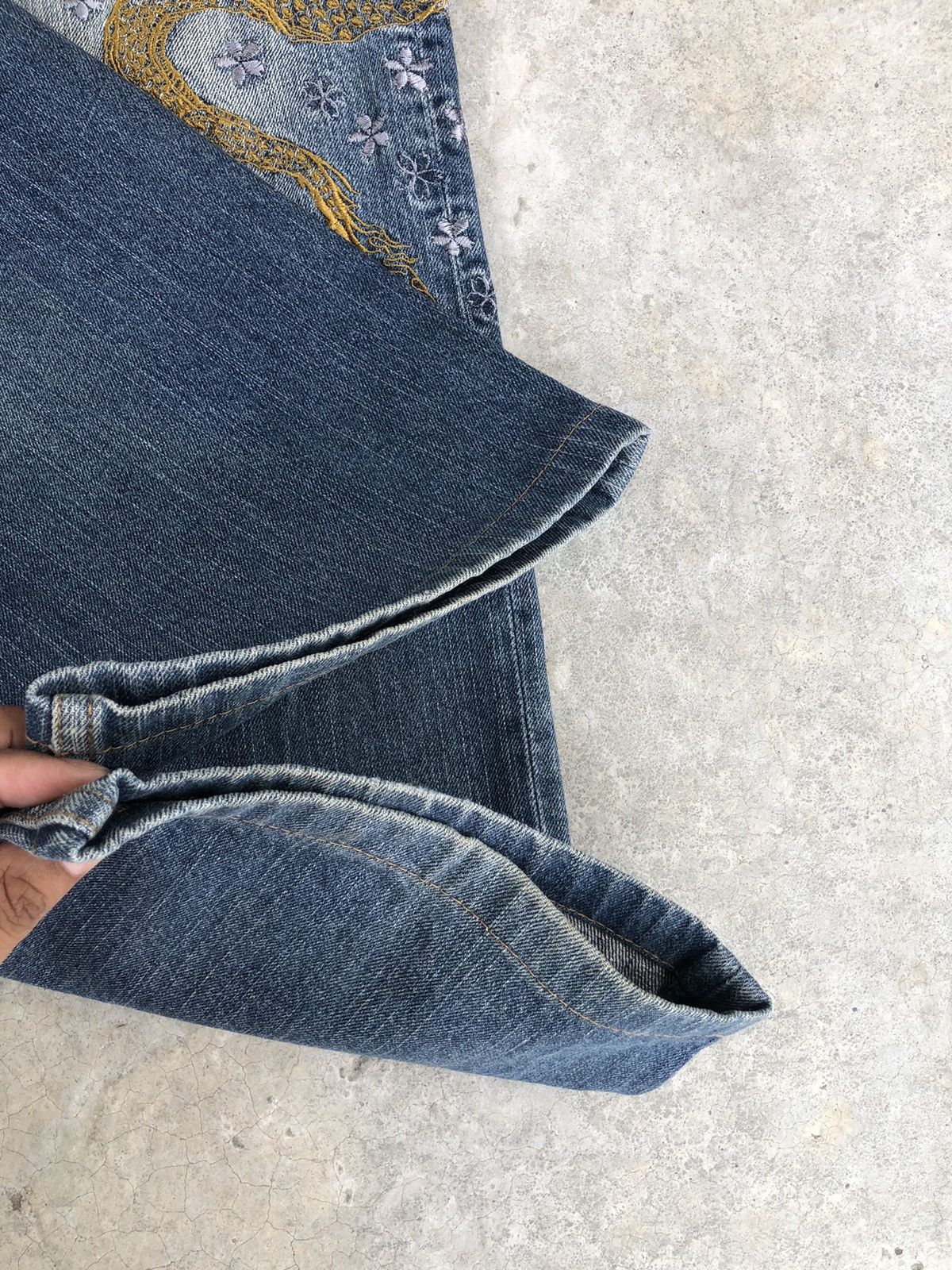 Japanese Brand Japanese Buden Dragon Embroidered Jeans Distressed Size US 32 / EU 48 - 13 Thumbnail
