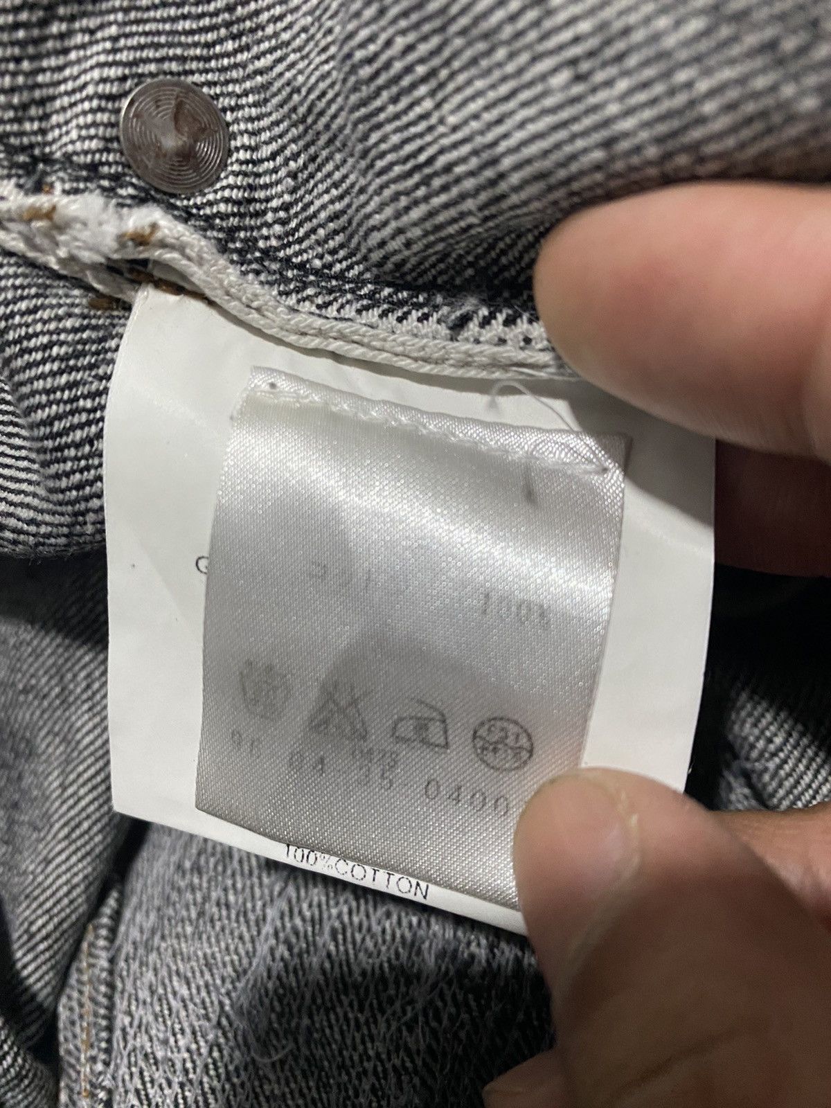 Golden Goose GGDB Selvedge Low Distressed denim Jeans Size US 31 - 9 Thumbnail