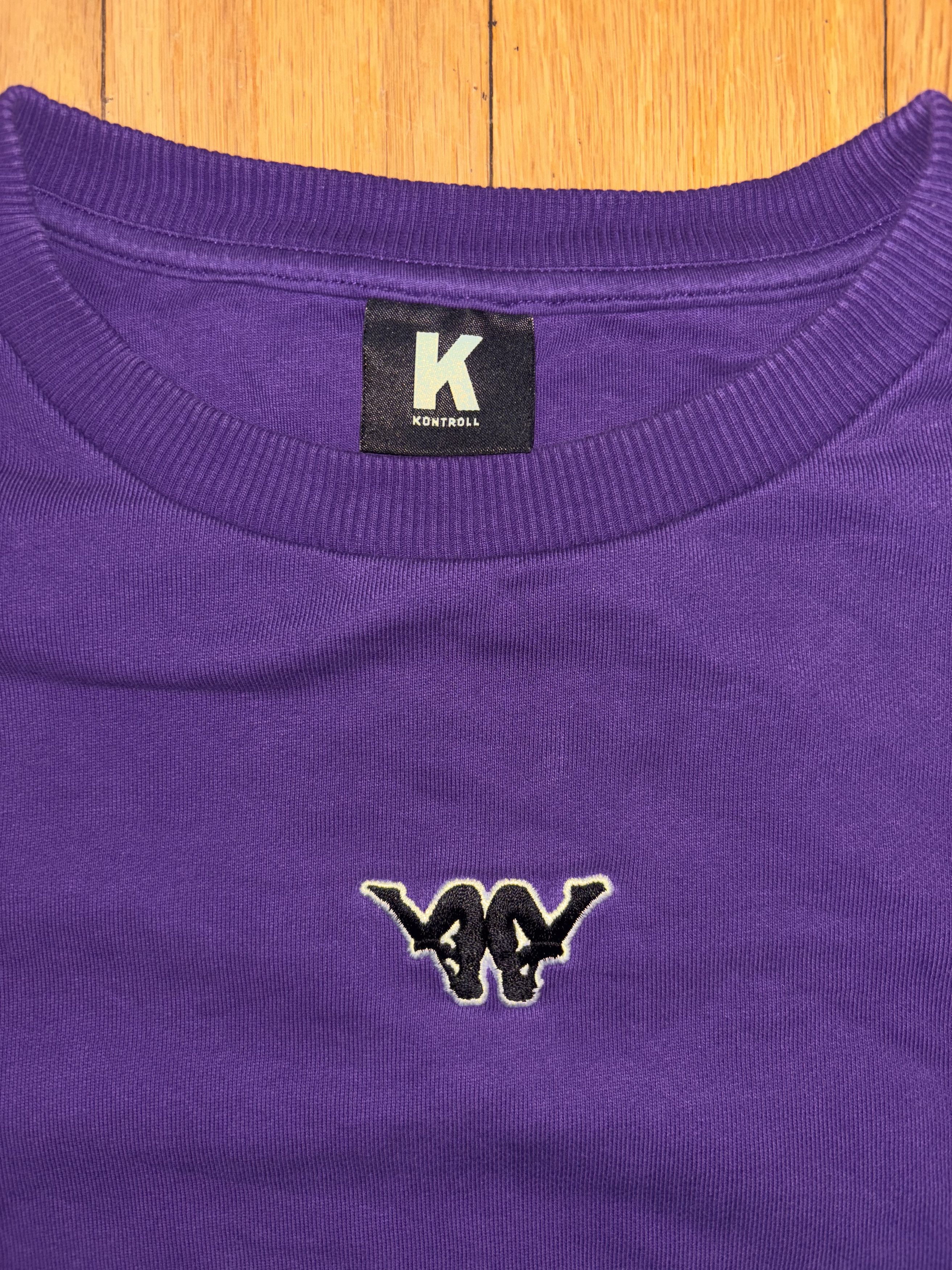 Kappa Kappa X Kontroll Purple Sweatshirt Size US XL / EU 56 / 4 - 2 Thumbnail