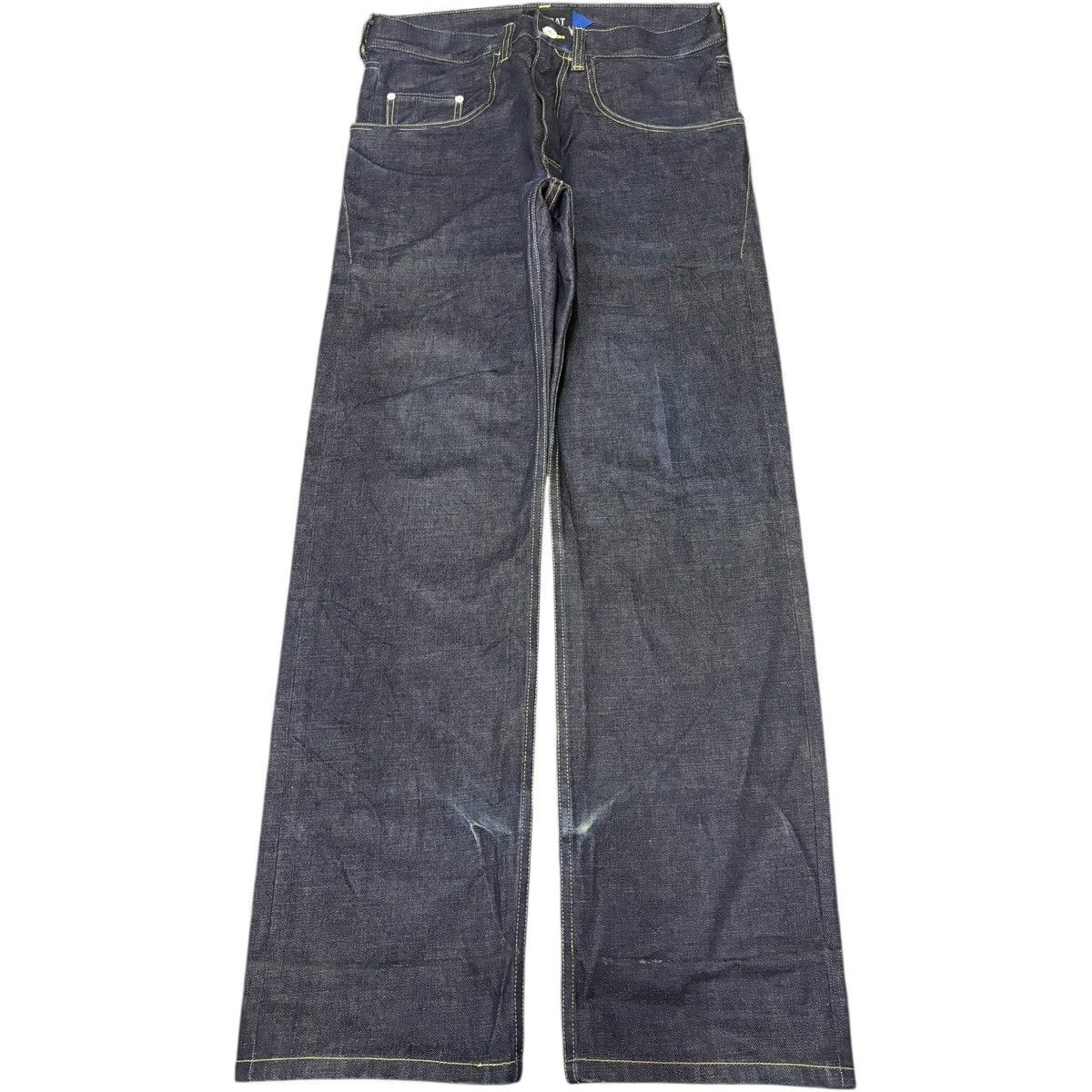 Junya Watanabe Vintage Japanese Brand Raw Denim Baggy Jeans Size US 33 - 2 Thumbnail