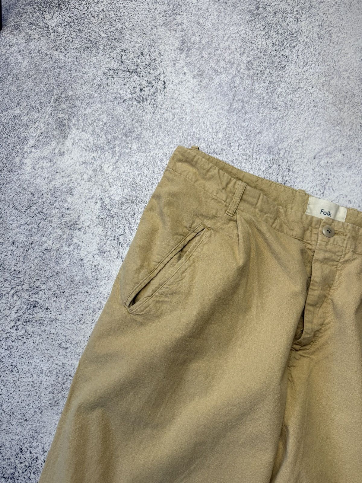 Folk Mens Folk Linen Pants Old Money style size 5 Size US 36 / EU 52 - 3 Thumbnail