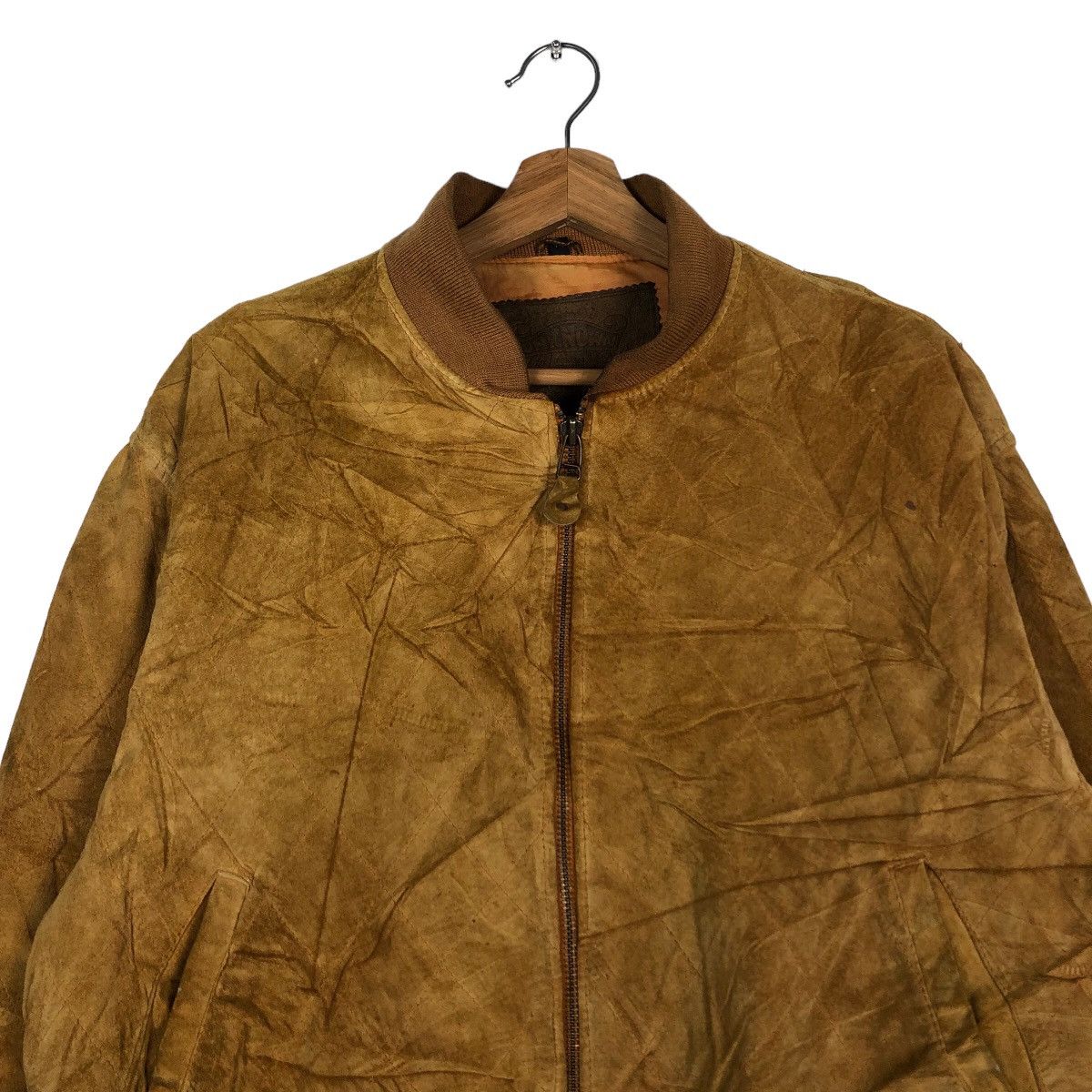 Japanese Brand 🔥Vintage Leather Jacket Biker Destination Japan Made Size US L / EU 52-54 / 3 - 3 Thumbnail