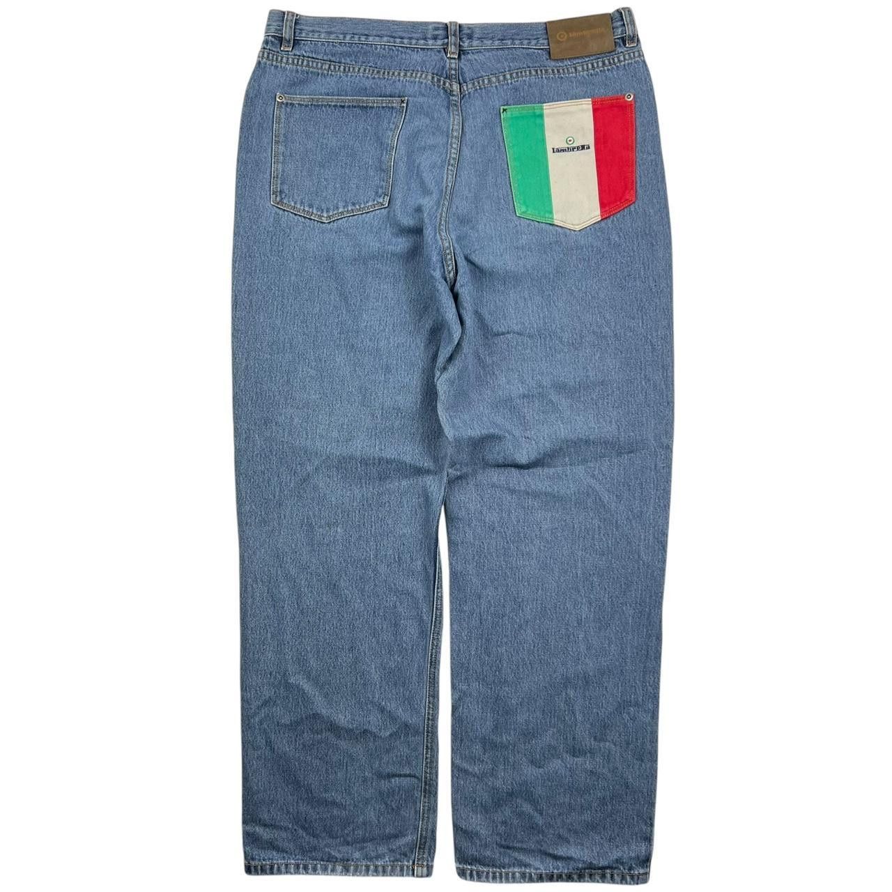 Lambretta Lambretta Italian Flag Jeans - Waist: 36” Size US 36 / EU 52 - 1 Thumbnail