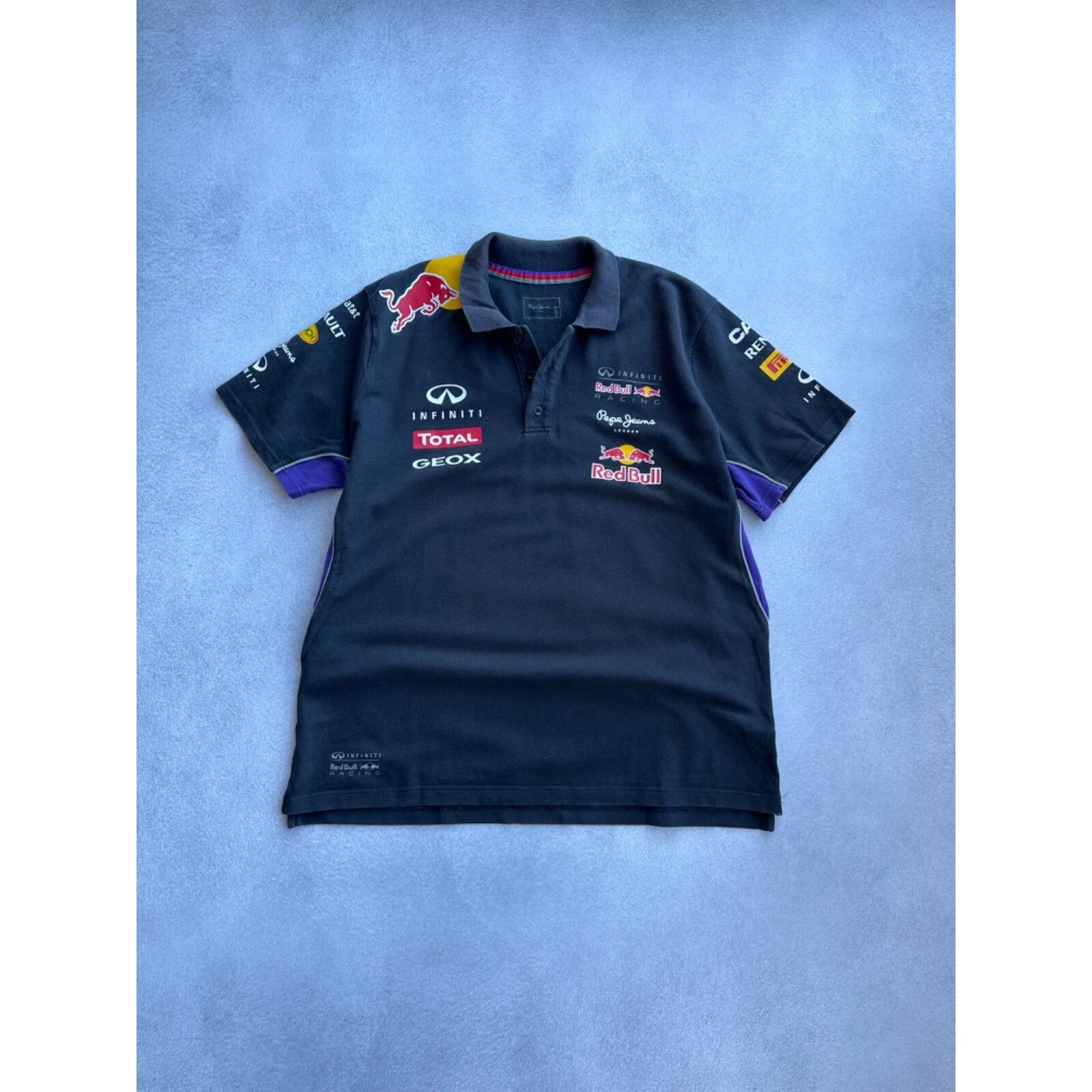 Pepe Jeans VTG Red Bull Pepe Jeans Formula Uno Racing Faded T-shirt Size US XXL / EU 58 / 5 - 5 Thumbnail