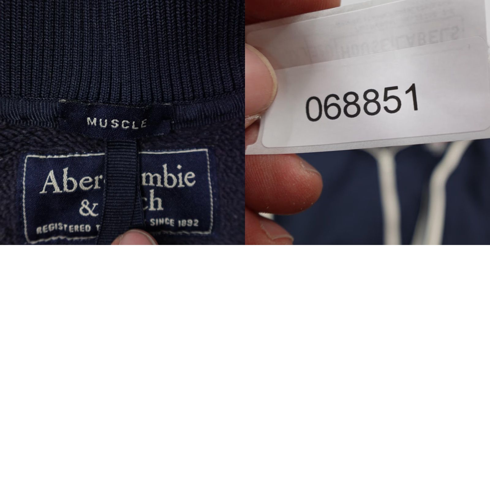 Abercrombie & Fitch VINTAGE Abercrombie & Fitch Jacket Mens XL Blue Muscle Track Coat Full Zip Y2K Size US XL / EU 56 / 4 - 8 Thumbnail