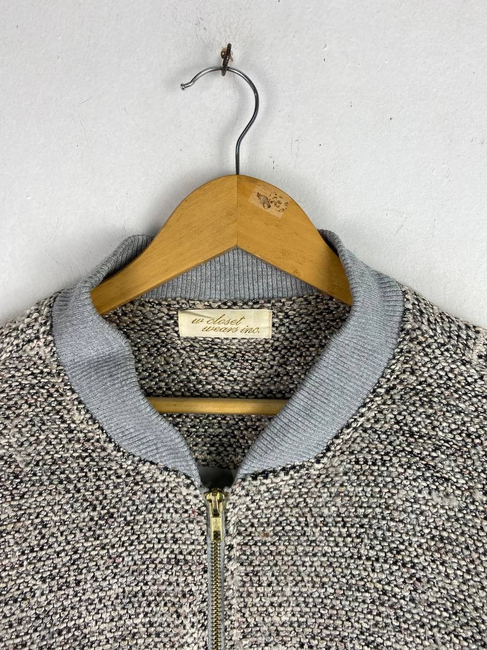 Japanese Brand japanese brand bomber knitted jacket nice design Size US M / EU 48-50 / 2 - 2 Thumbnail