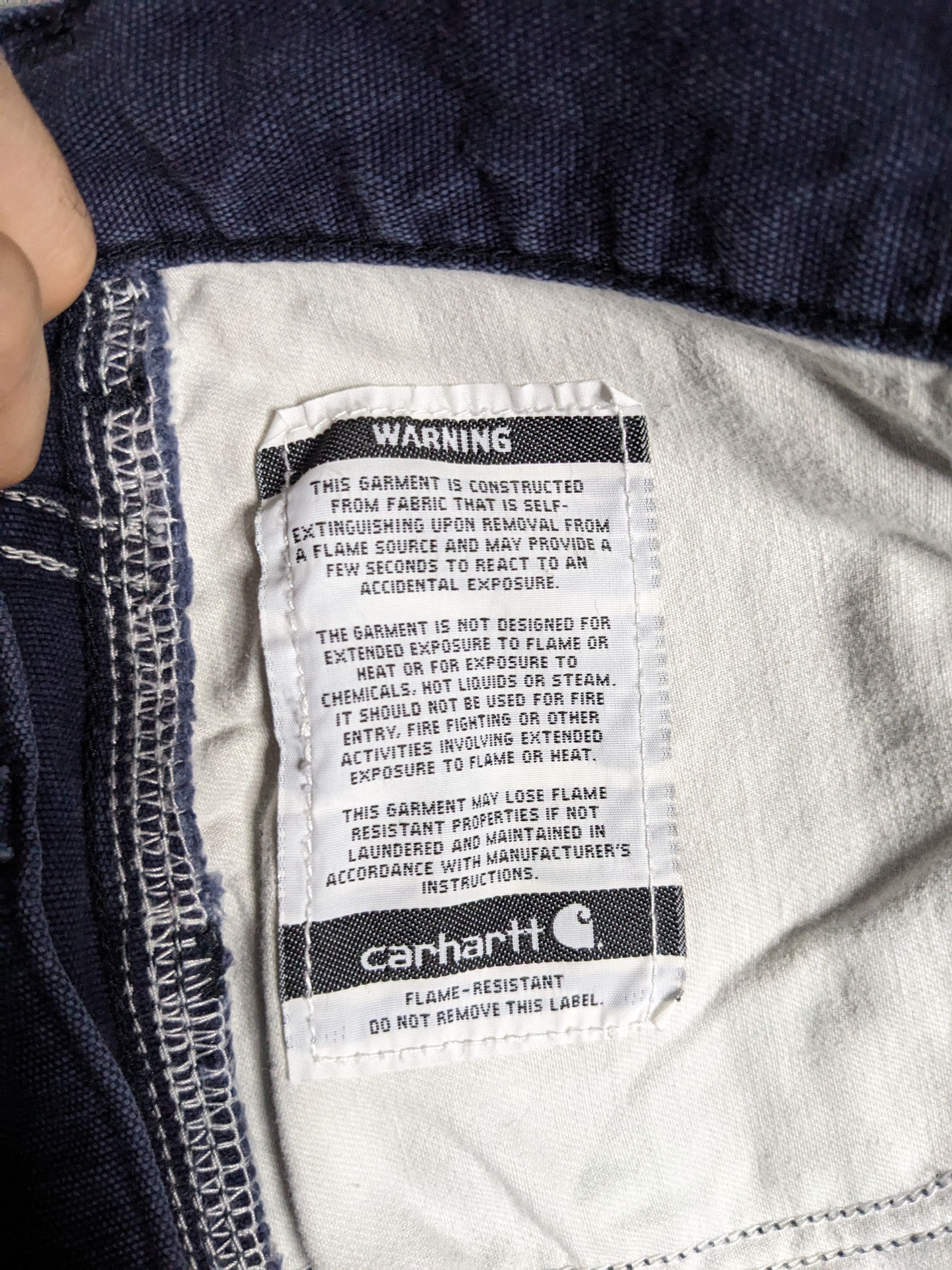 Carhartt Carhartt FR Flame Resistant Pants 34x34 NFPA 2112 Canvas Size US 34 / EU 50 - 16 Thumbnail