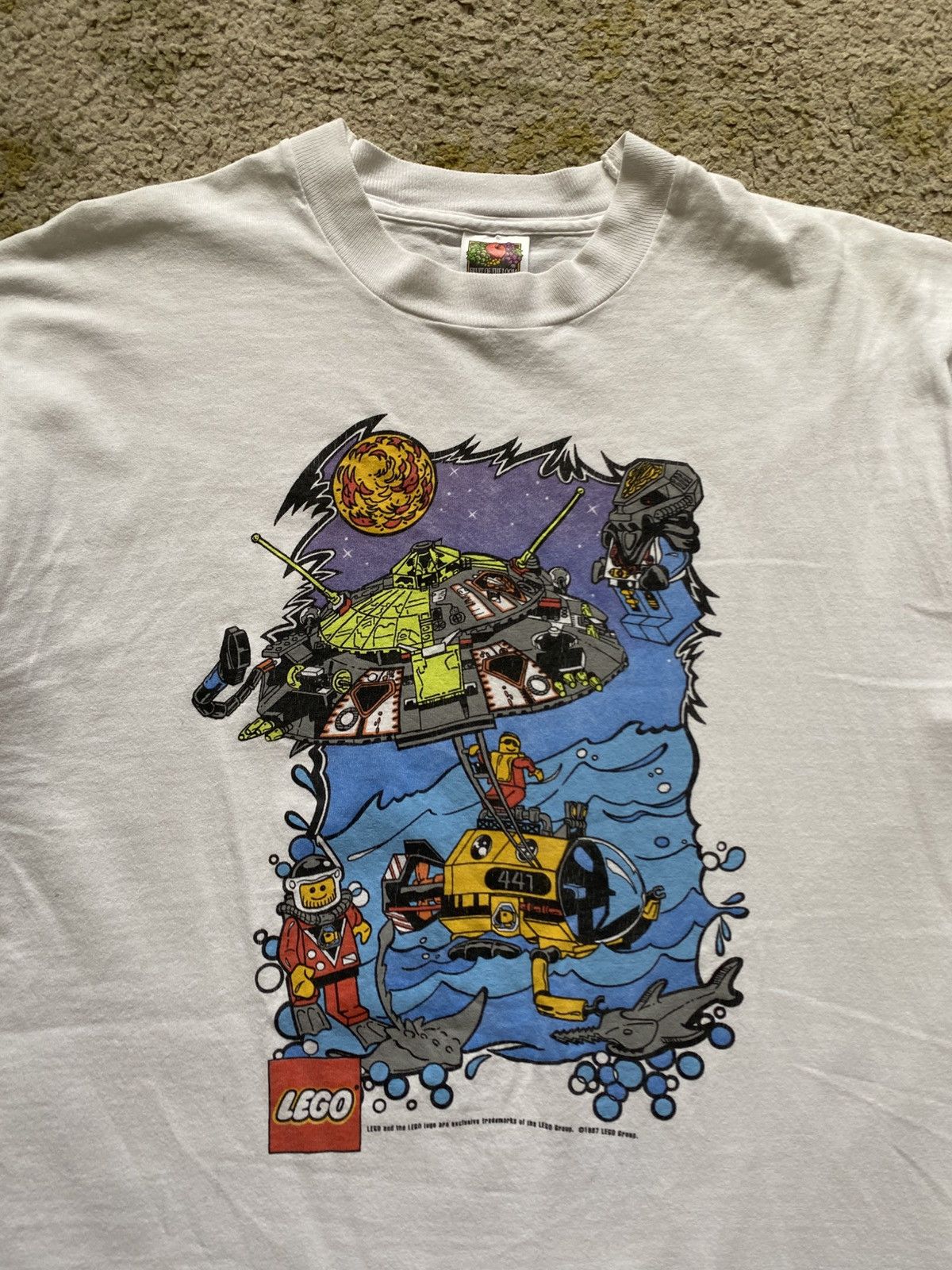 Vintage Vintage 1997 RARE Lego Adult Shirt Size US L / EU 52-54 / 3 - 2 Thumbnail