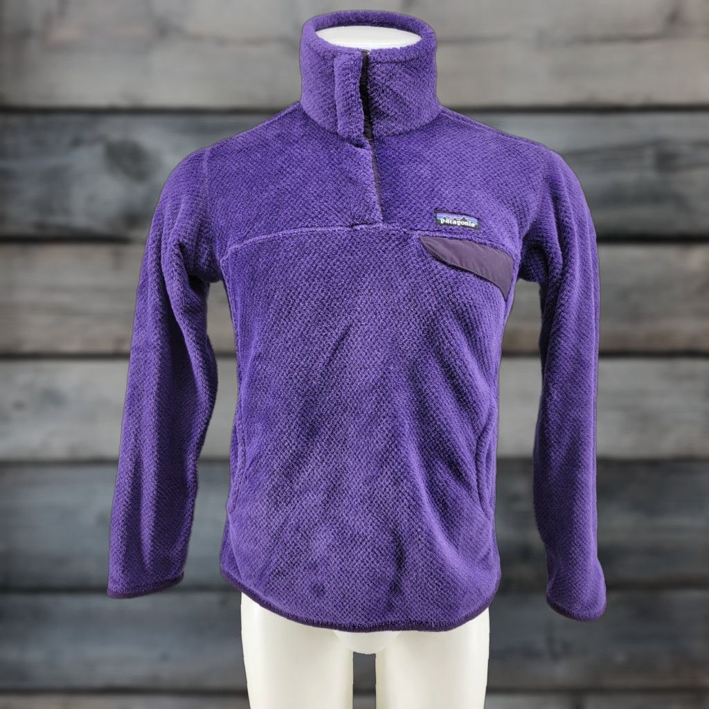 Patagonia Patagonia Women's Re-Tool Snap-T Fleece Pullover Purple Polartec Thermal Pro Medium Size M / US 6-8 / IT 42-44 - 1 Thumbnail
