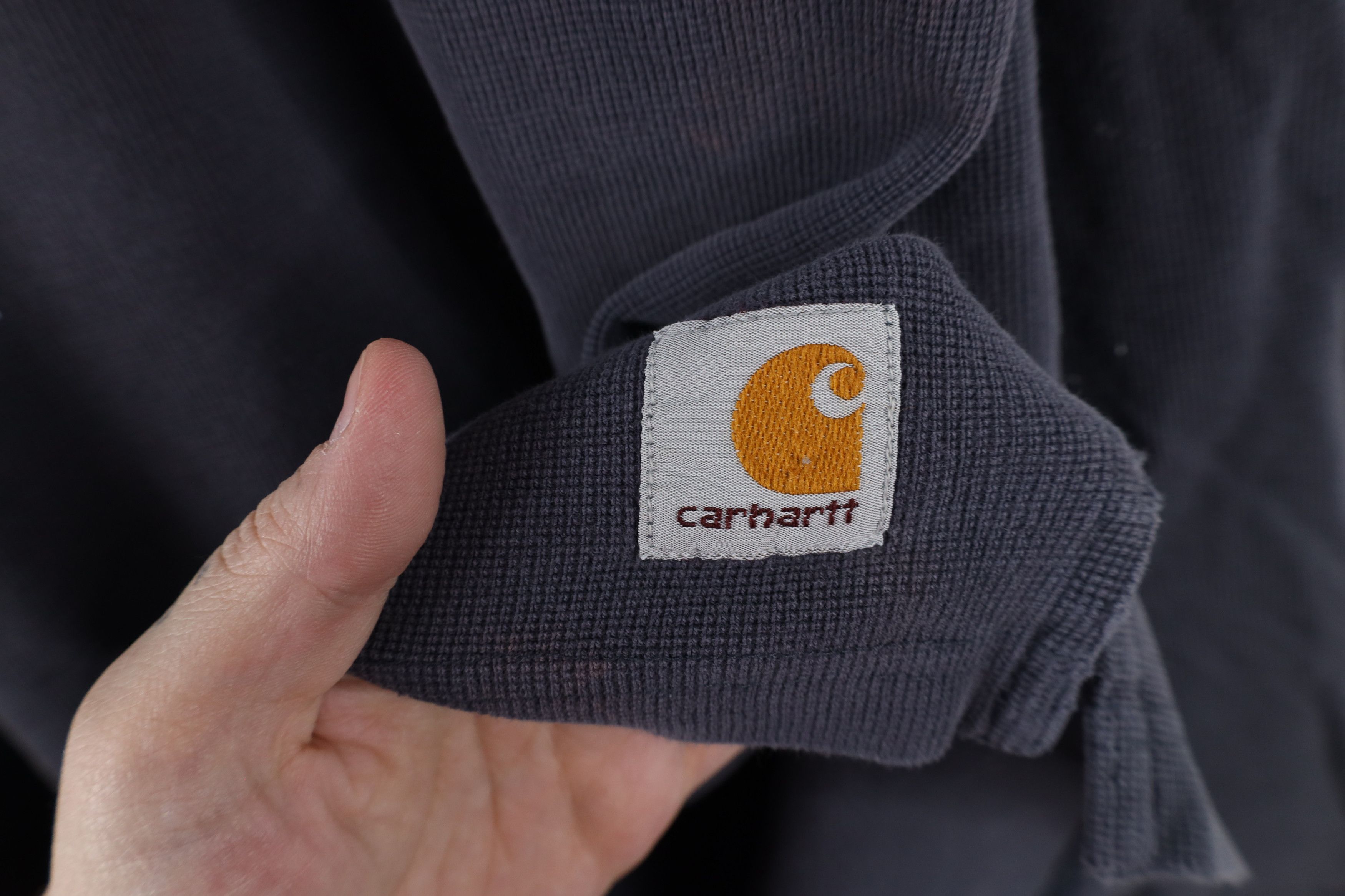 Carhartt Vintage Carhartt Spell Thermal Waffle Knit Henley T-Shirt Size US L / EU 52-54 / 3 - 4 Thumbnail