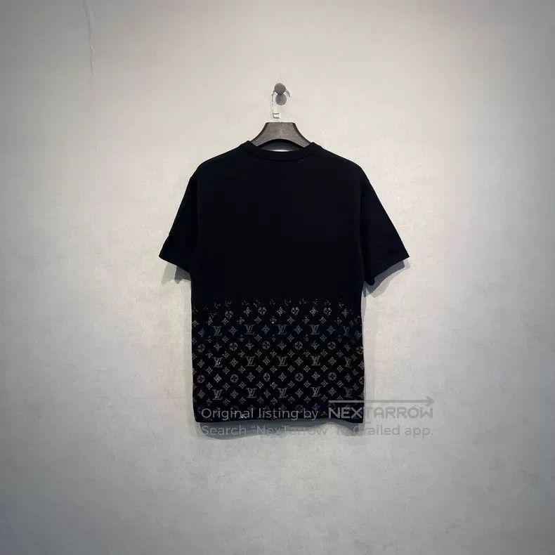 Louis Vuitton Louis Vuitton Hemline gradient rhinestone logo short sleev Size US L / EU 52-54 / 3 - 2 Thumbnail