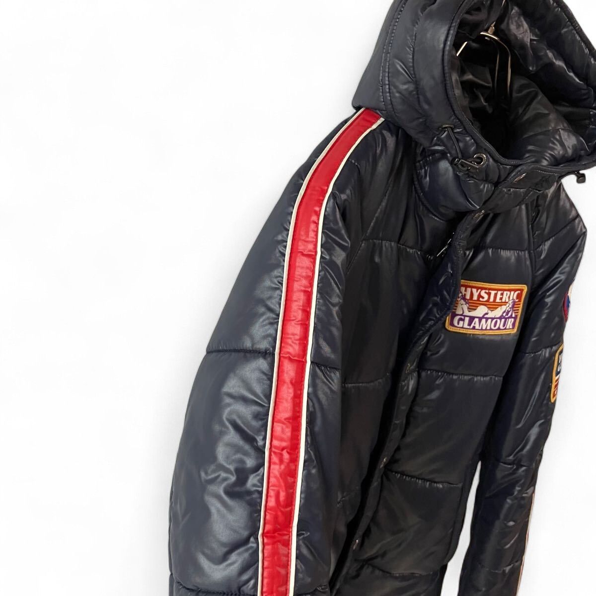 Hysteric Glamour Hysteric Glamour - M Puffer Jacket Vintage Black Red Size US M / EU 48-50 / 2 - 3 Thumbnail
