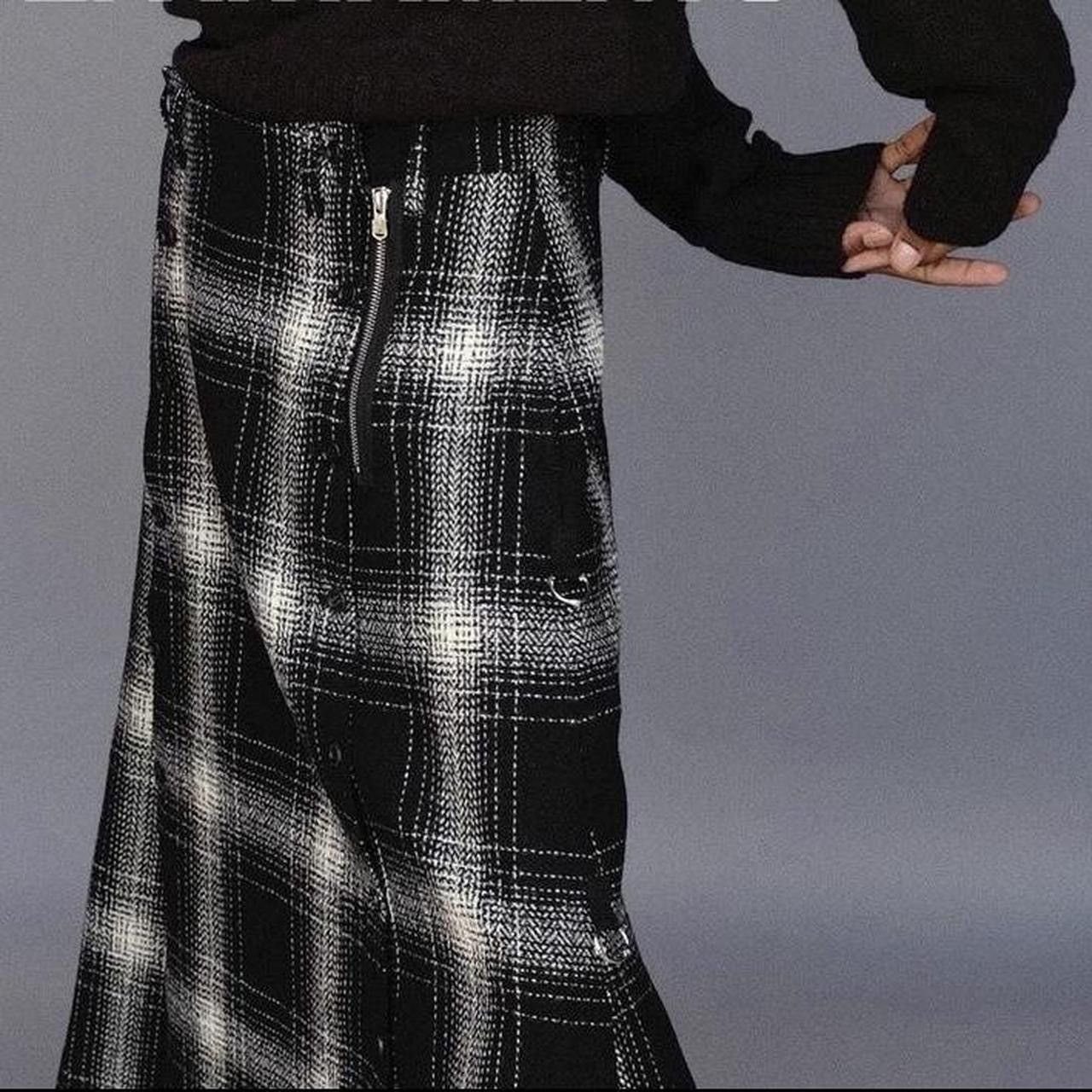 Takahiromiyashita The Soloist. Fall 2020 Harris Tweed Ombre Skirt Culottes Size US 32 / EU 48 - 8 Thumbnail