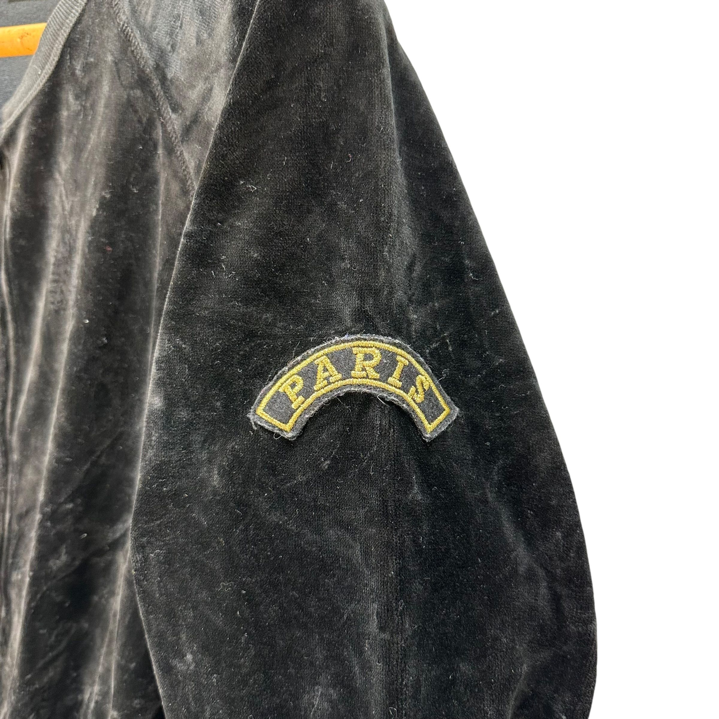 Sonia Rykiel Sonia Rykiel VELOURS DELUXE Big Logo Velvet Jacket #A3-0071 Size S / US 4 / IT 40 - 7 Thumbnail
