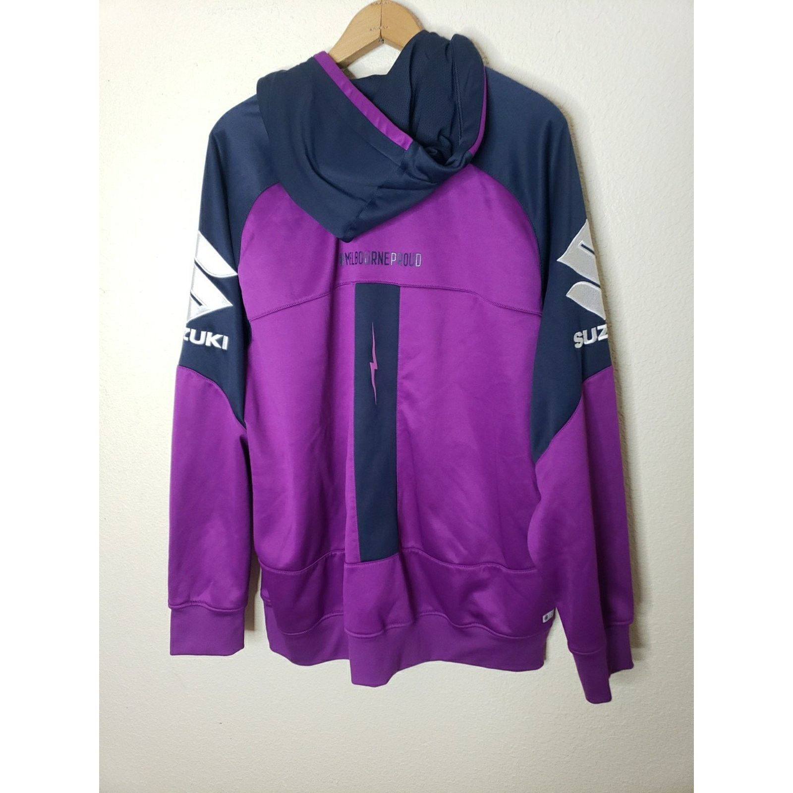 Other NRL Melbourne Storm RUGBY Team Hoodie Mens Size 3XL Suzuki Size US XXL / EU 58 / 5 - 11 Thumbnail