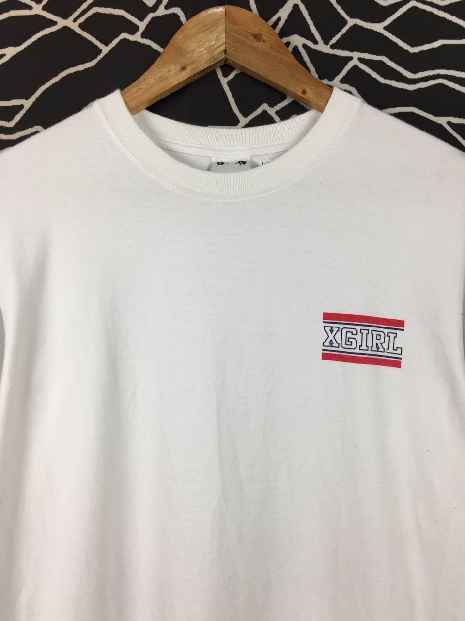 Japanese Brand X-girl Japan Box Logo Vertical Back Print Long Sleeve Tee Size US S / EU 44-46 / 1 - 3 Thumbnail