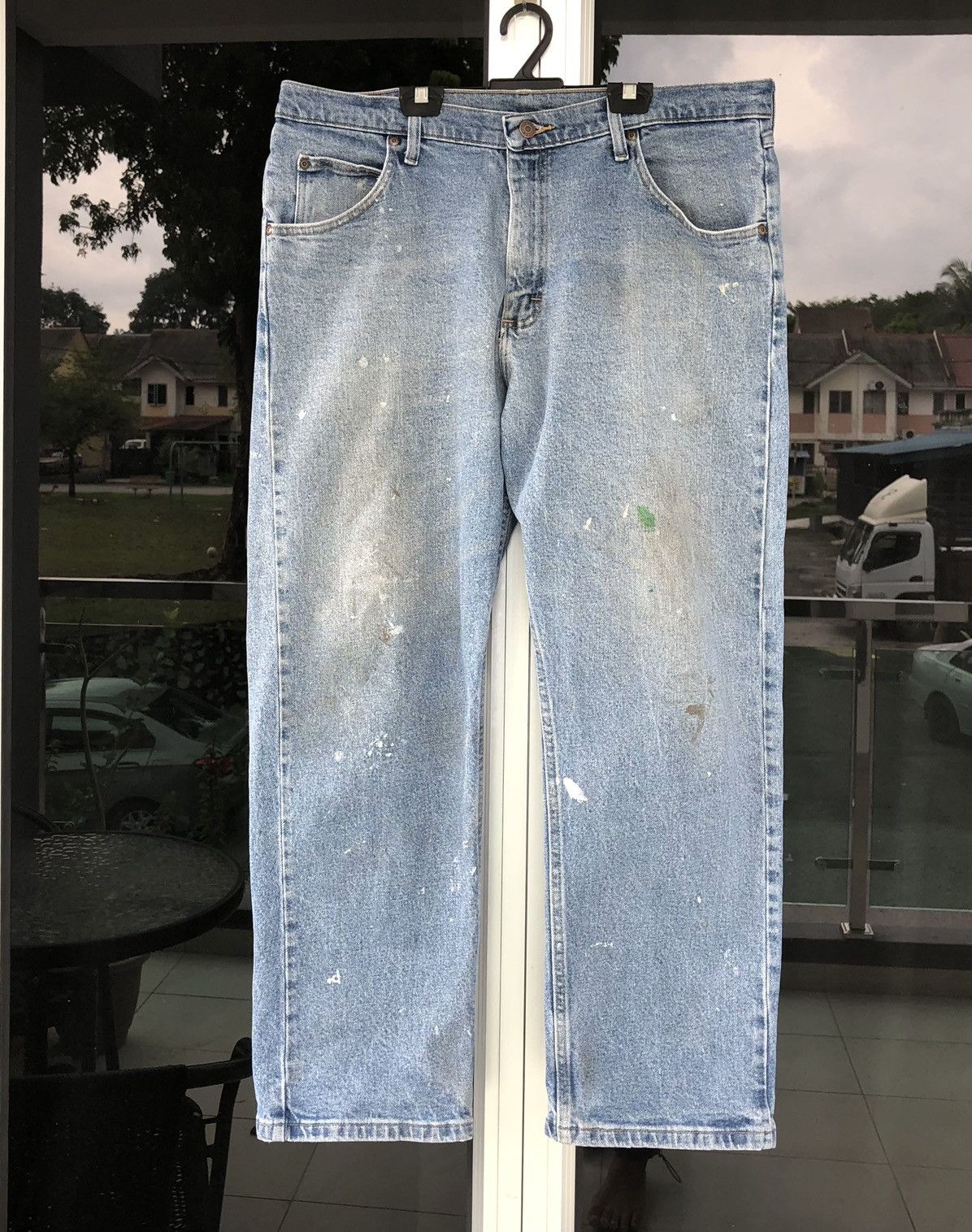 Wrangler Wrangler Rustler Light Wash Blue Jean Size US 36 / EU 52 - 1 Thumbnail