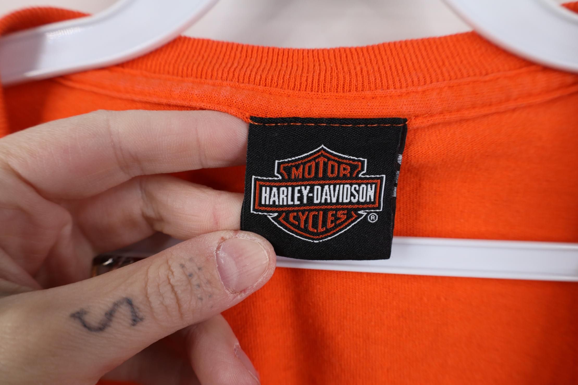 Harley Davidson Y2K Harley Davidson Nashville Tennessee Dogs T-Shirt Orange Size US XXL / EU 58 / 5 - 8 Thumbnail