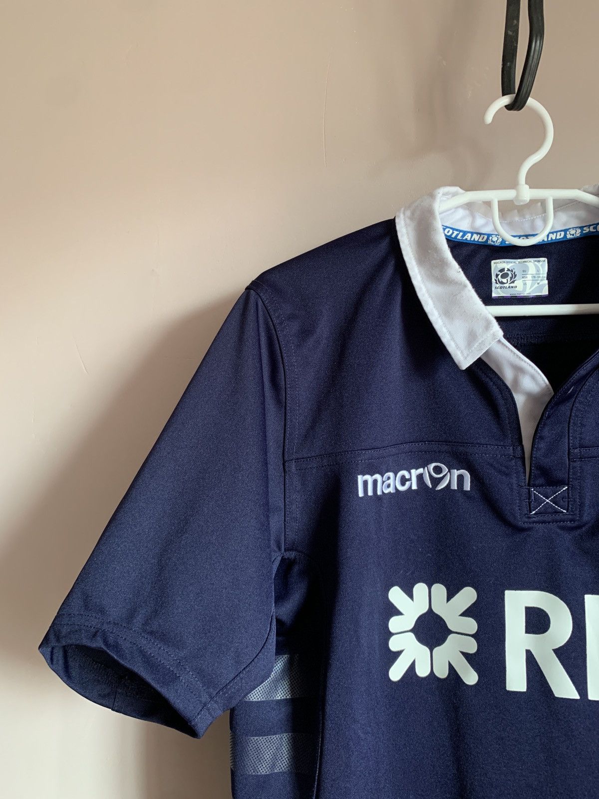 Macron Scotland Home Rugby Union Shirt Macron Jersey Size M Size US M / EU 48-50 / 2 - 4 Thumbnail