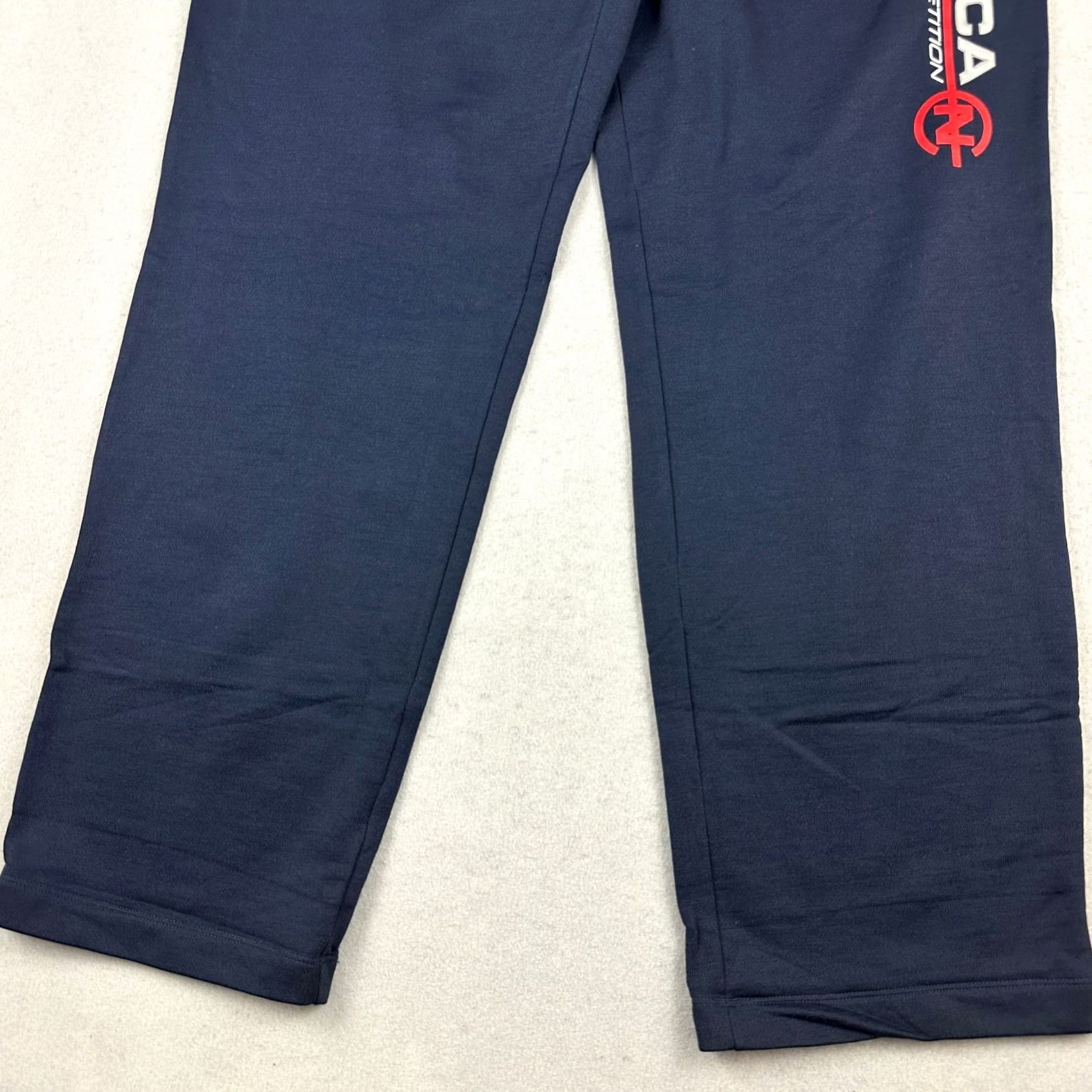 Nautica Nautica Competition Pants Men XL Blue Windbreaker Style Reflective Pockets Nylon Polyester Cotton Athletic Slim Straight Inseam 33 in Vintage Y2K Logo Size US 36 / EU 52 - 3 Thumbnail