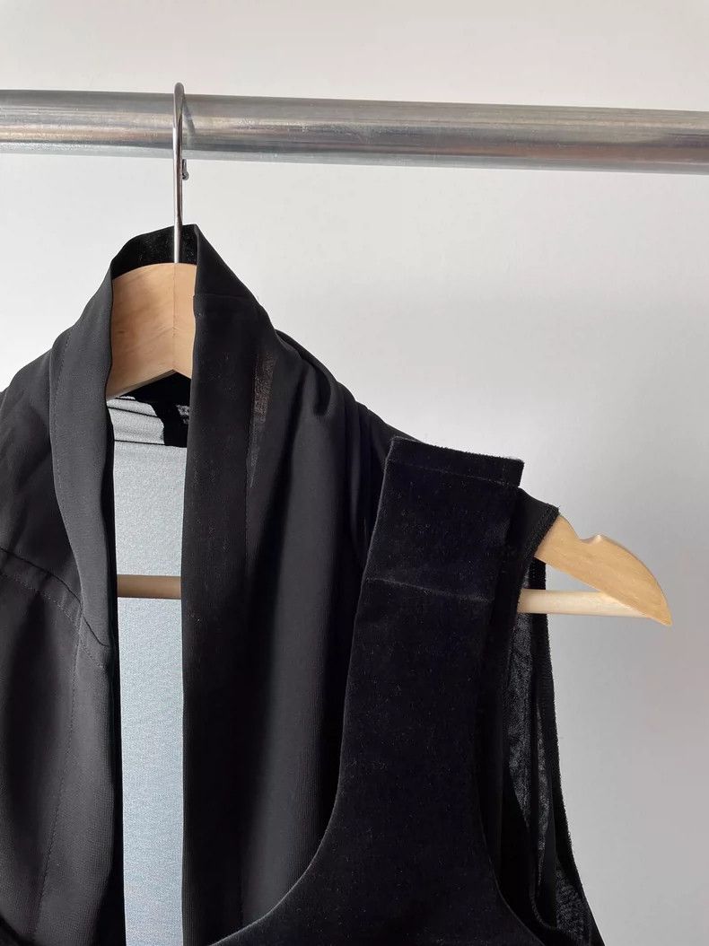 Comme des Garcons Comme Des Garcons Velvet tulle irregular waistcoat Size S / US 4 / IT 40 - 3 Thumbnail