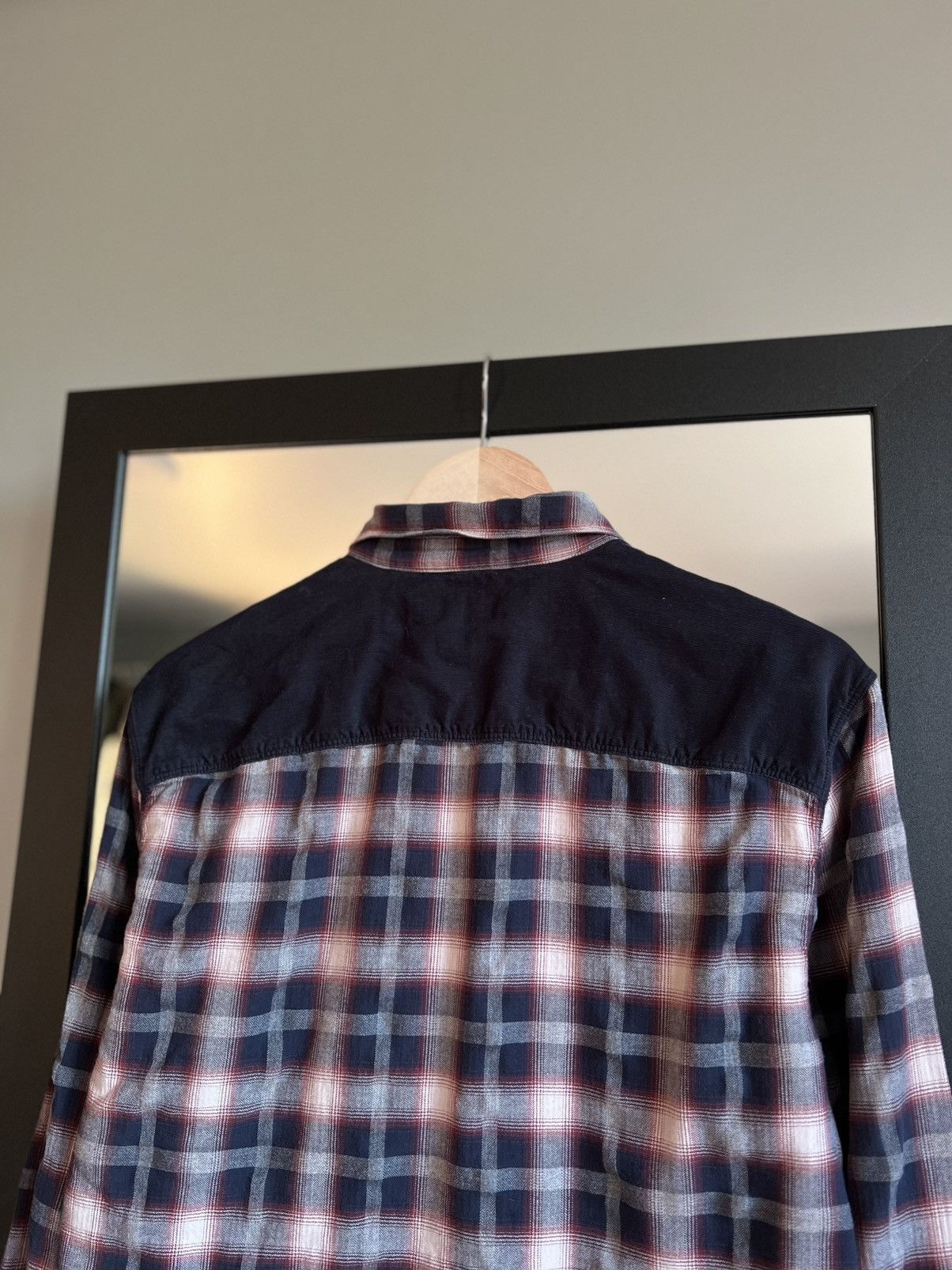 Allsaints Allsaints Plaid Corduroy Accent Cotton Flannel Shirt Size US M / EU 48-50 / 2 - 8 Thumbnail