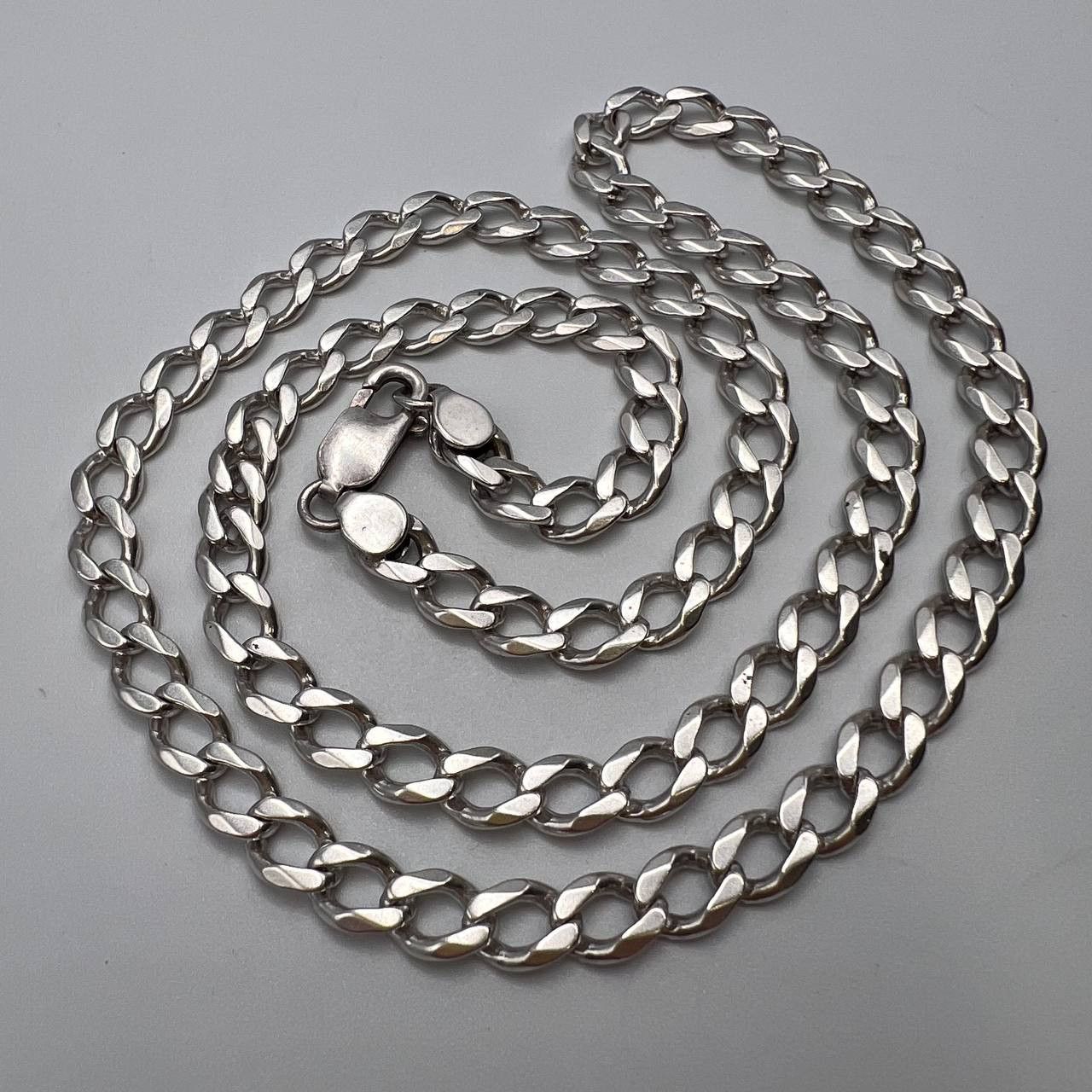 Sterling Silver × Vintage Vintage Sterling Silver 925 Chain Necklace Signed 35.5g Size ONE SIZE - 4 Thumbnail