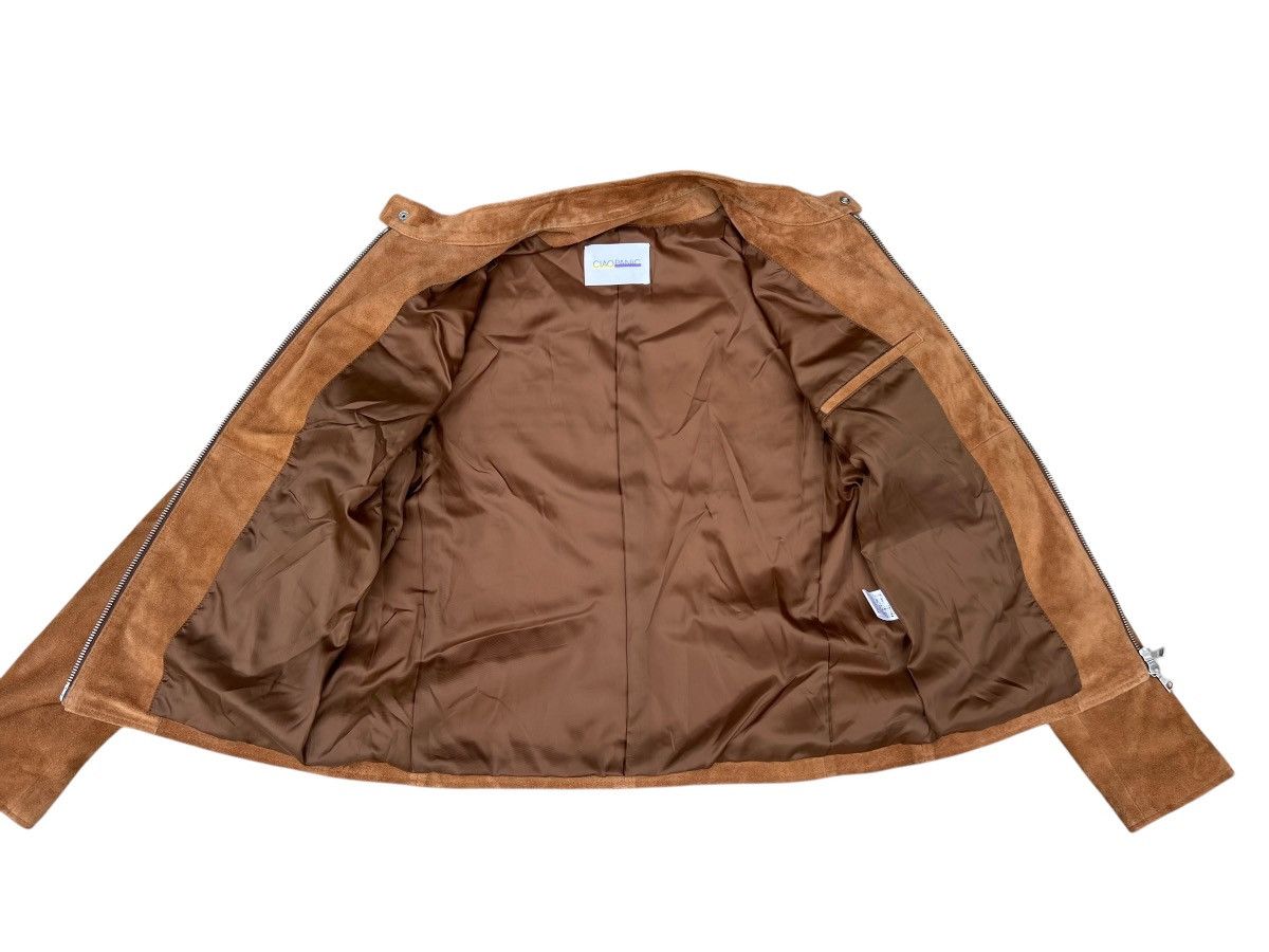 Ciaopanic Ciaopanic Japan Goatskin Suede Leather Slim Racer Jacket Size US M / EU 48-50 / 2 - 12 Thumbnail