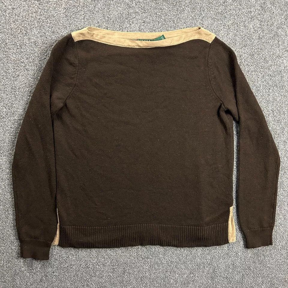 Lauren Ralph Lauren Lauren Ralph Lauren Sweater Womens Medium Tunic Nylon Wool Size M / US 6-8 / IT 42-44 - 1 Thumbnail