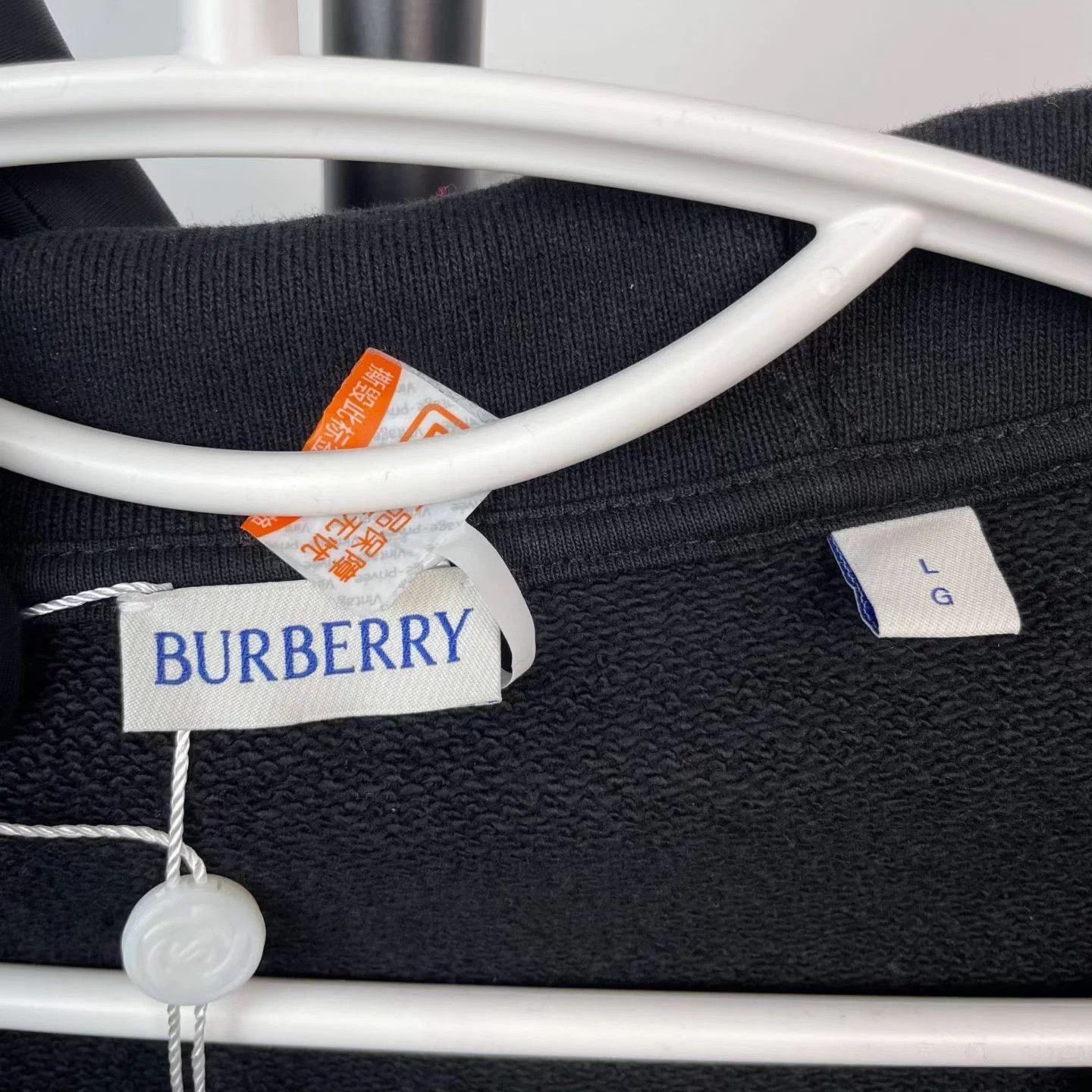 Burberry Burberry Black Horseferry Hoodie & Pants Set L/S Size L / US 10 / IT 46 - 4 Thumbnail