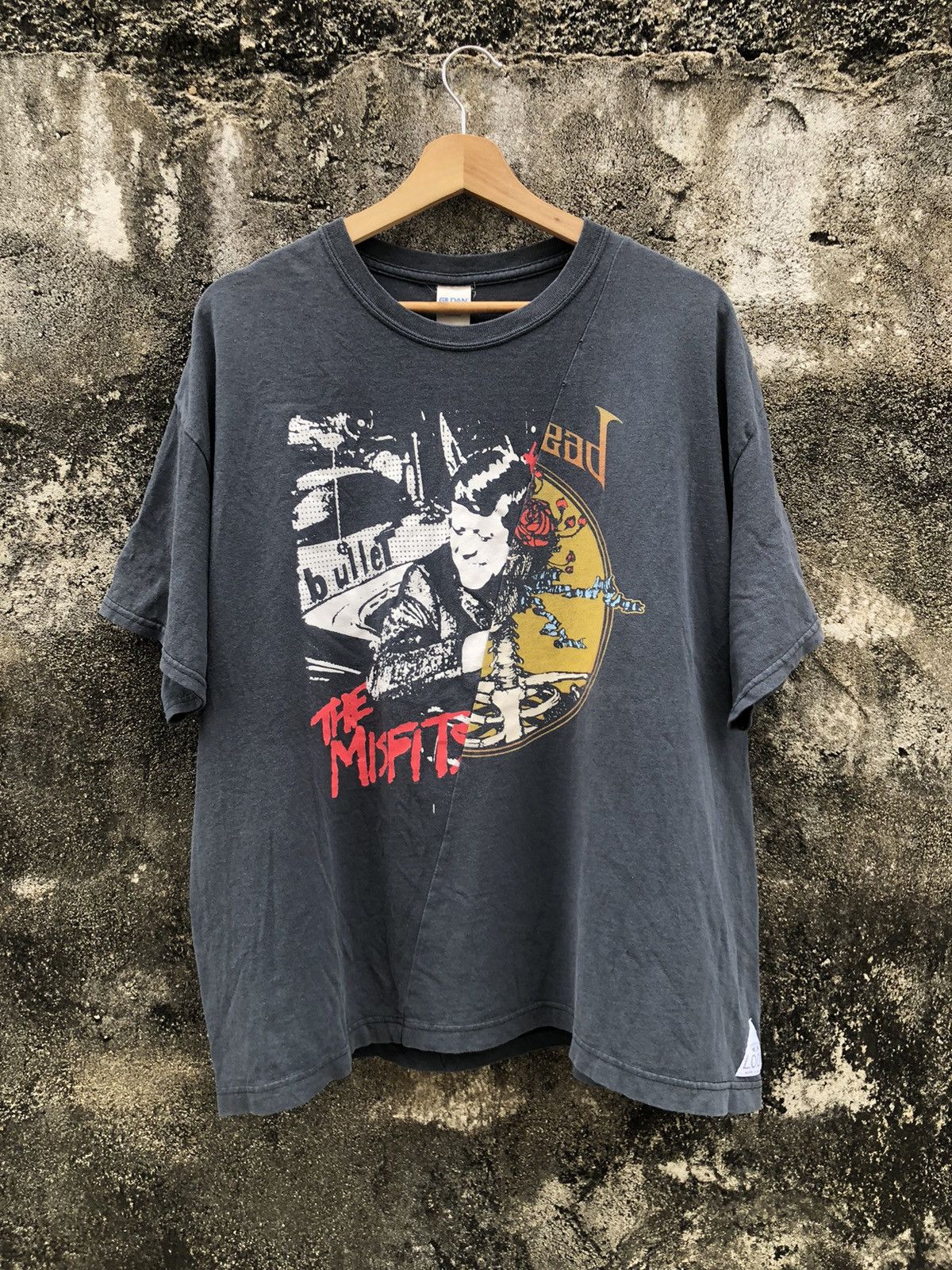 Band Tees × Japanese Brand × Vintage Vintage 00s The Misfits & Grateful Dead Thrift Look Tshirt Size US L / EU 52-54 / 3 - 1 Thumbnail