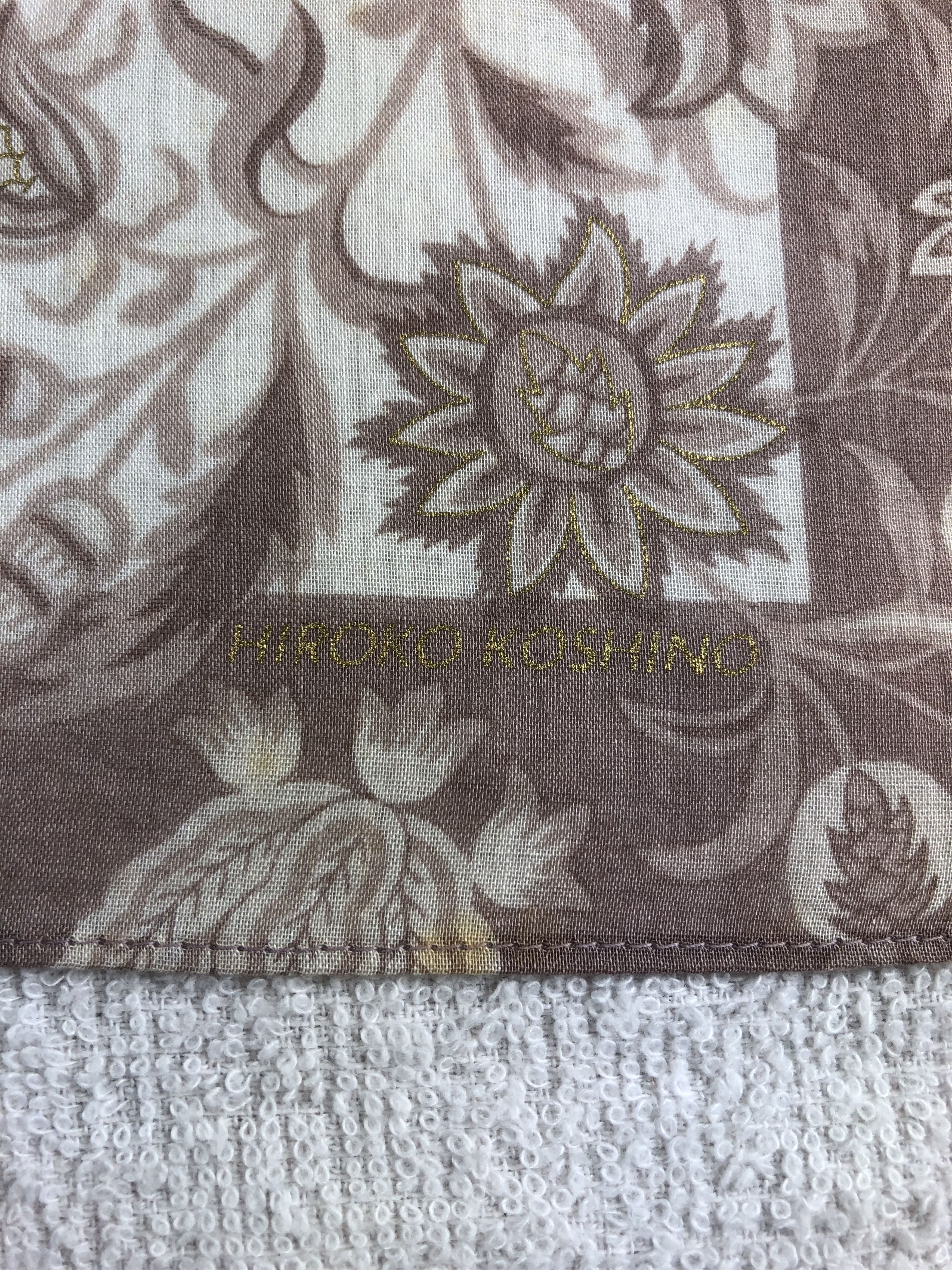 Hiroko Koshino Homme Hiroko Koshino Handkerchief / Bandana / Neckerchief C204 Size ONE SIZE - 5 Thumbnail