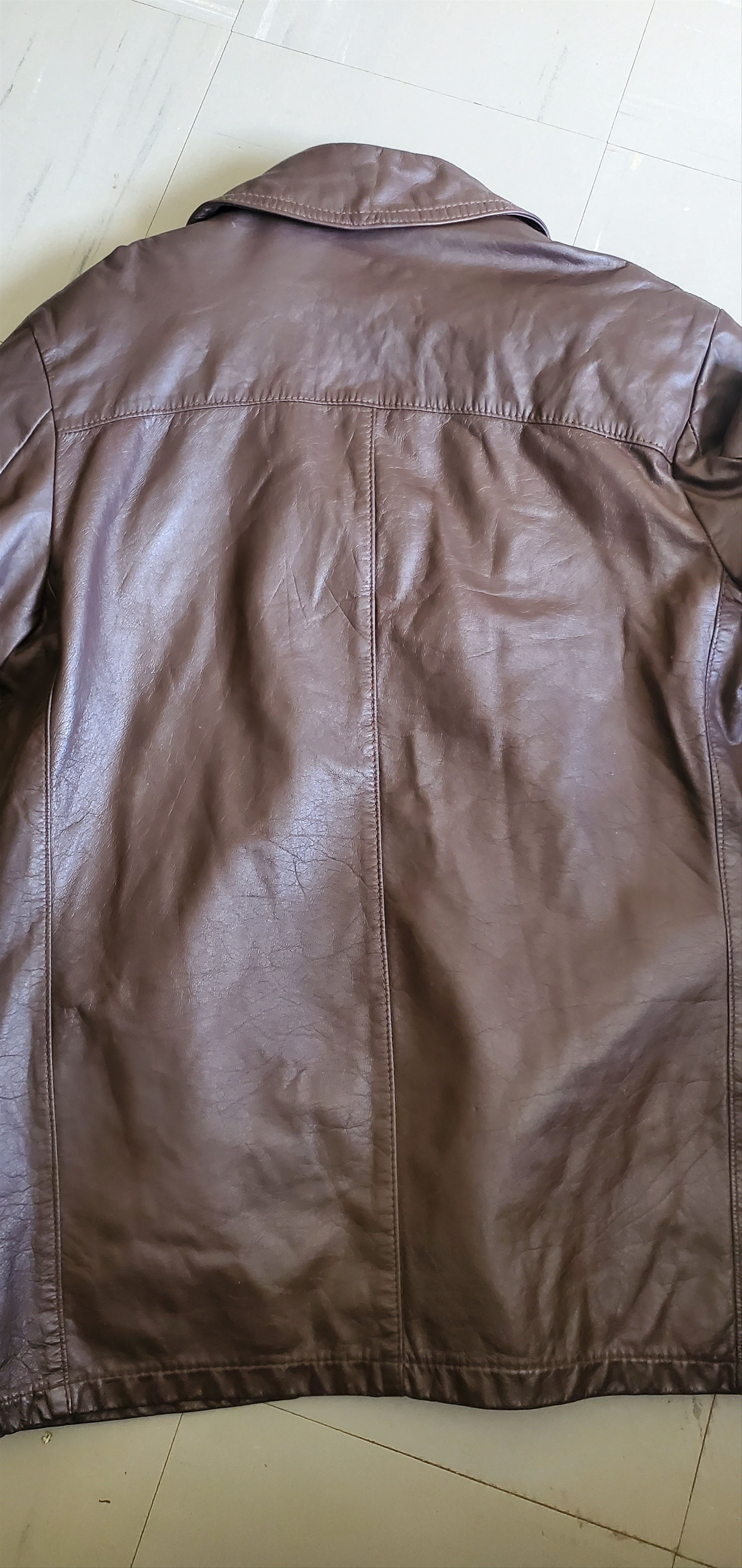 Sears Sears Lined Brown Leather Classic Jacket Size US XS / EU 42 / 0 - 3 Thumbnail