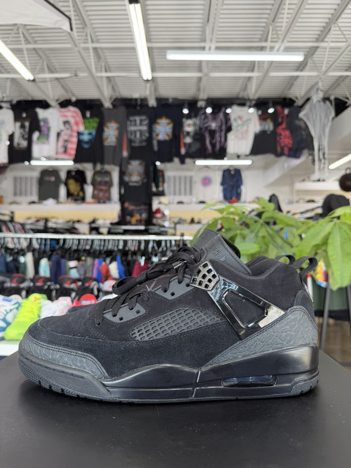 Jordan Brand Jordan Spizike Low Black Cat Size 12 (2024) Size US 12 / EU 45 - 7 Thumbnail