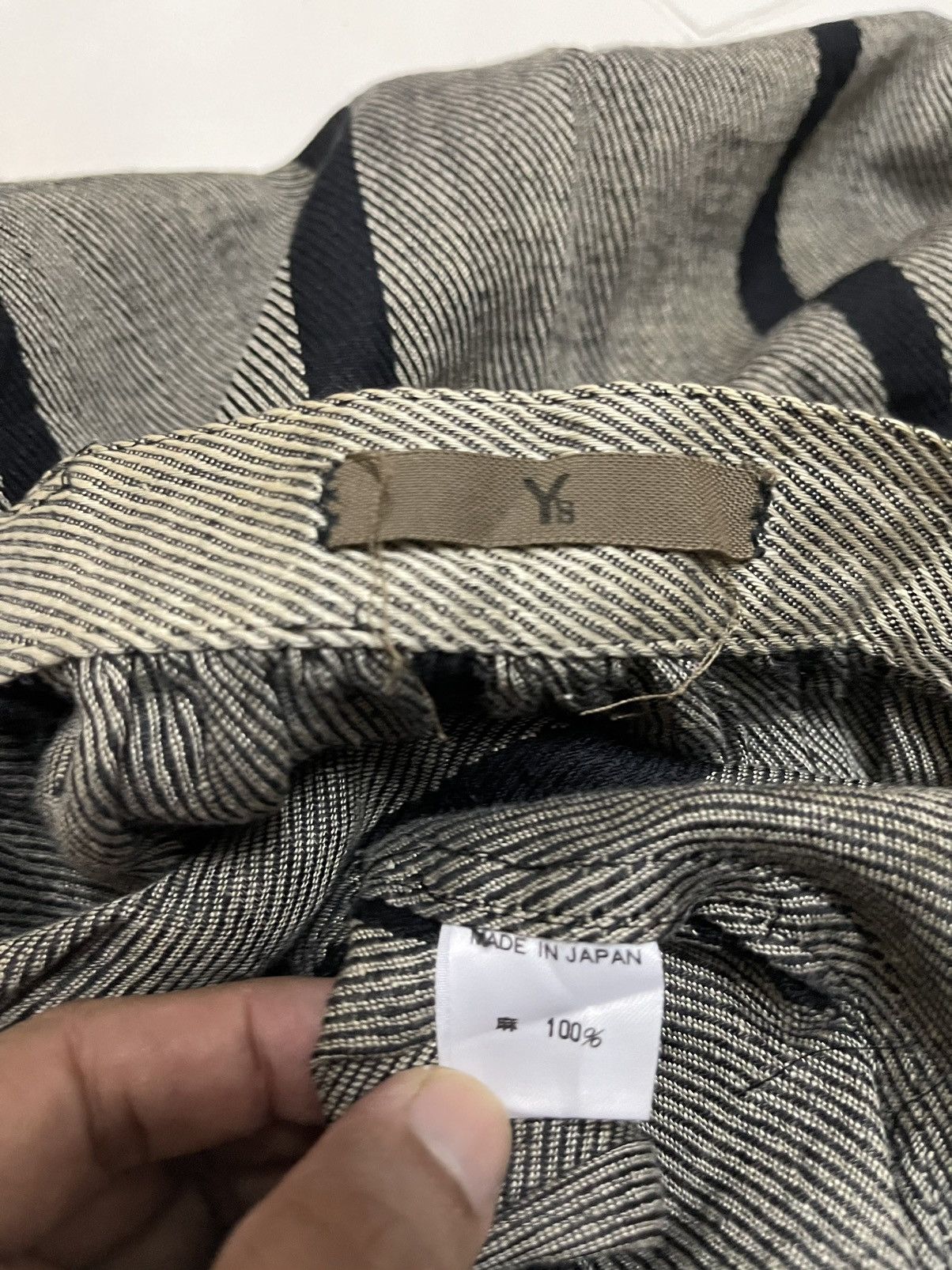 Vintage × Y's × Yohji Yamamoto VINTAGE Y’s by YOHJI YAMAMOTO STRIPES SKIRT AVANT GARDE Size 27" / US 4 / IT 40 - 4 Thumbnail