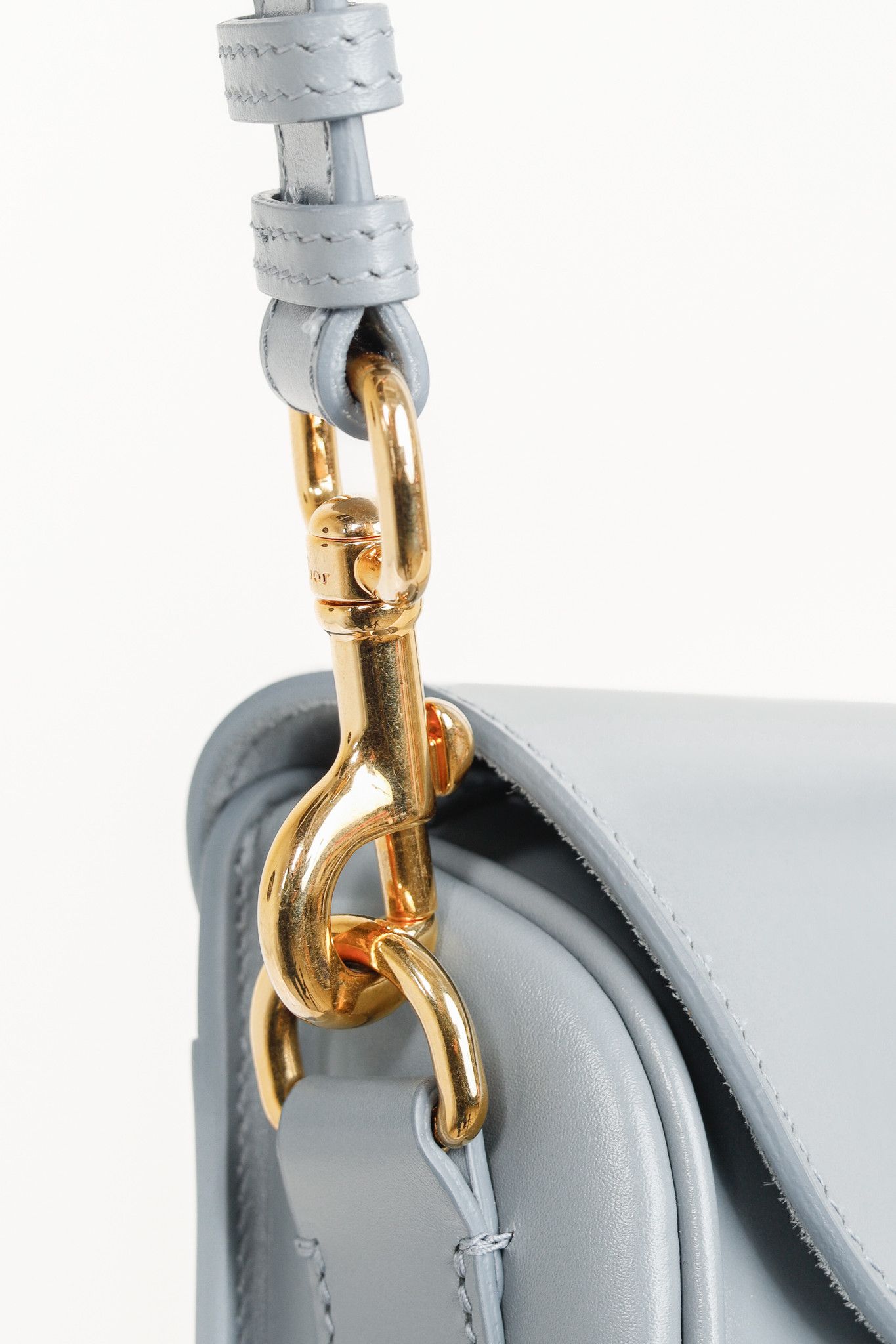 Dior Christian Dior Bobby Blue Calfskin Leather Crossbody Bag Size ONE SIZE - 8 Thumbnail