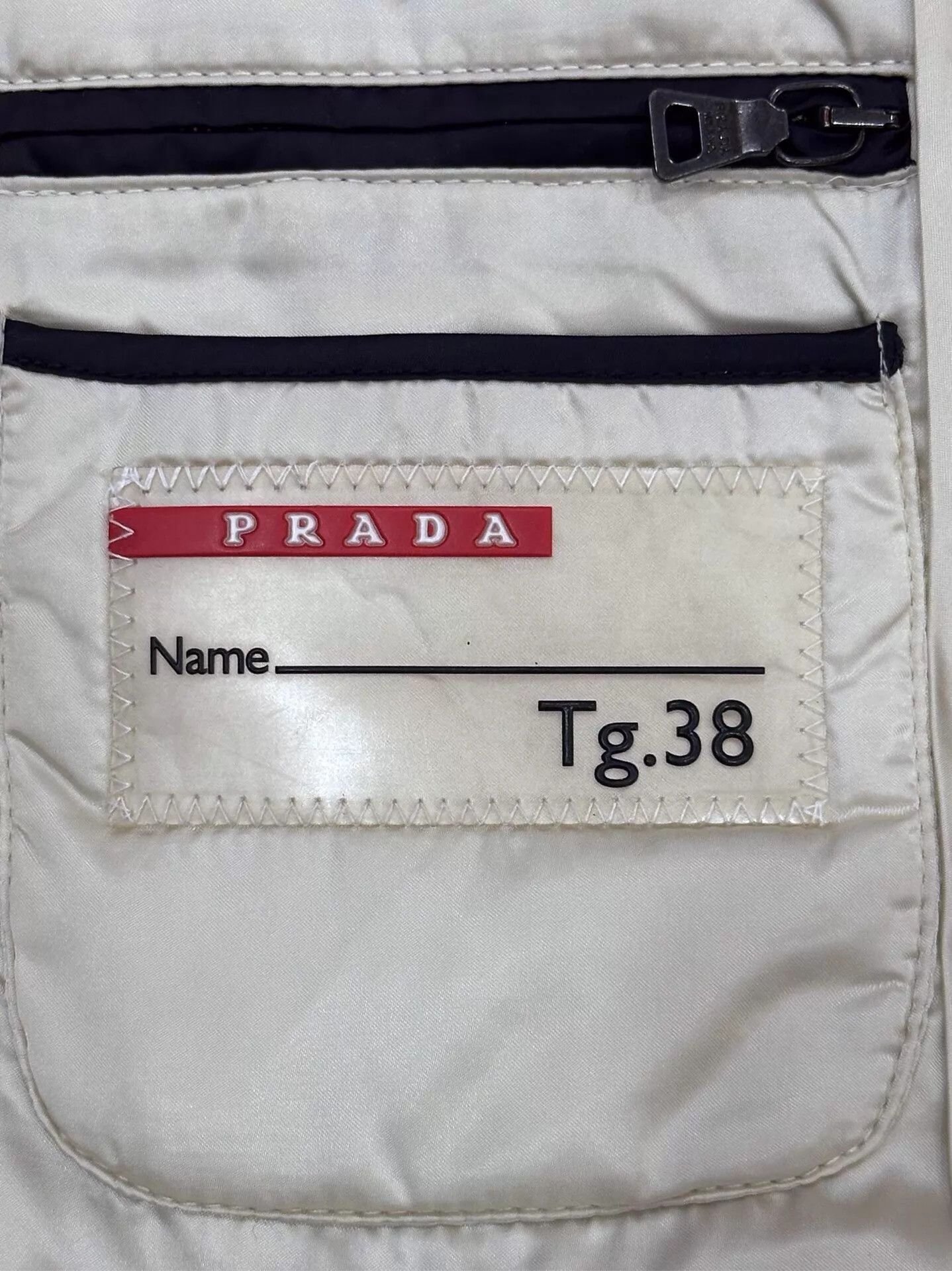 Prada Prada Blk Long Puffer Jacket Side Blk/Slv Triangle Logo 38 Size XS / US 0-2 / IT 36-38 - 5 Thumbnail